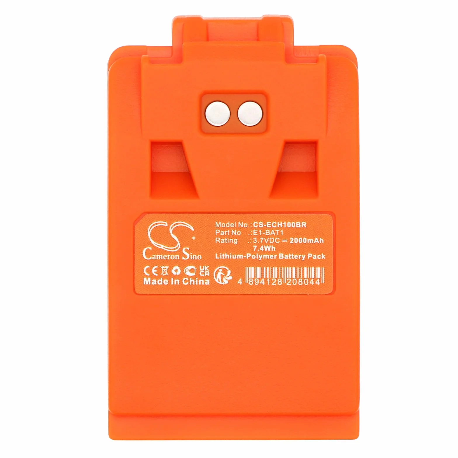 TECHTEK Batteria 2000mAh compatibile con [ELCA] Radiocontrol sostituisce E1-BAT1 FBA