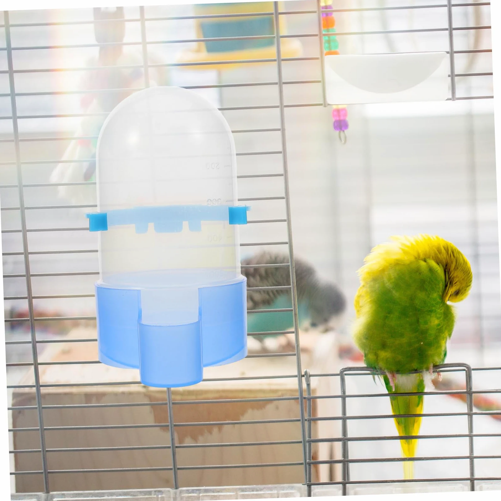 BESPORTBLE 4pezzi Mangiatoia Automatica Per Uccelli Con Distributore e Cibo Bevitore Multifunzione Per Pappagalli e Uccelli Domestici Realizzato Materiali Resistenti e Durevoli Facile Da