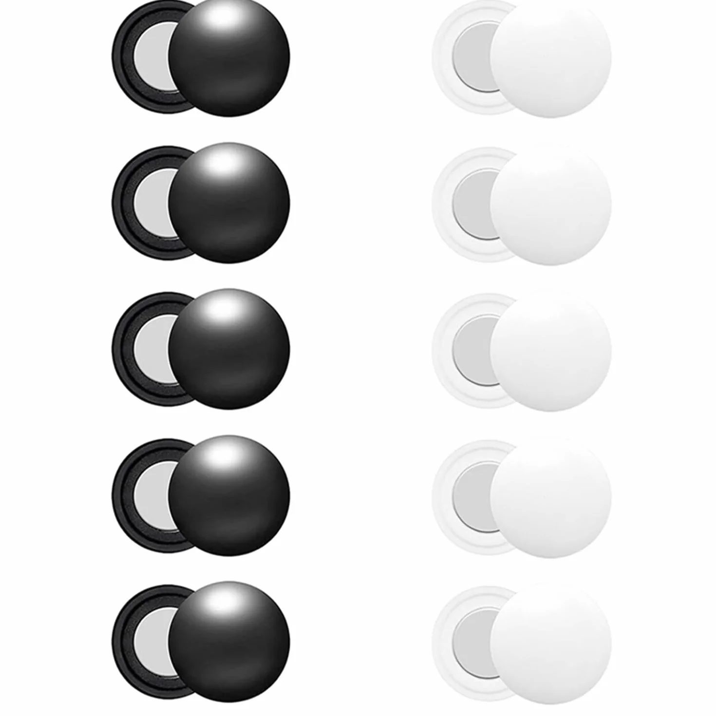 Fibbie Magnetiche in Tessuto Numerico 10 Paia, Clip per Badge da Corsa, Set Accessori Sportivi