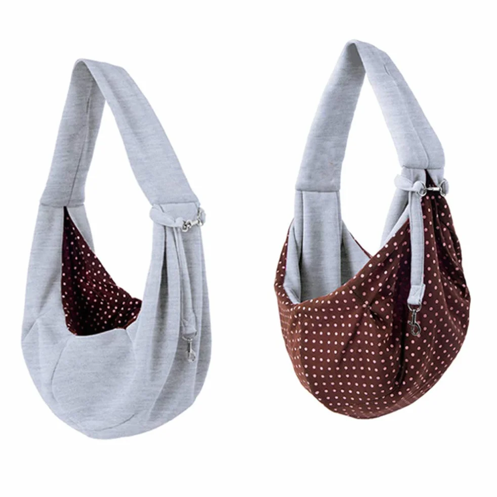 Borsa da Viaggio per Cani Trasportino a Tracolla Reversibile Lavabile Piccola