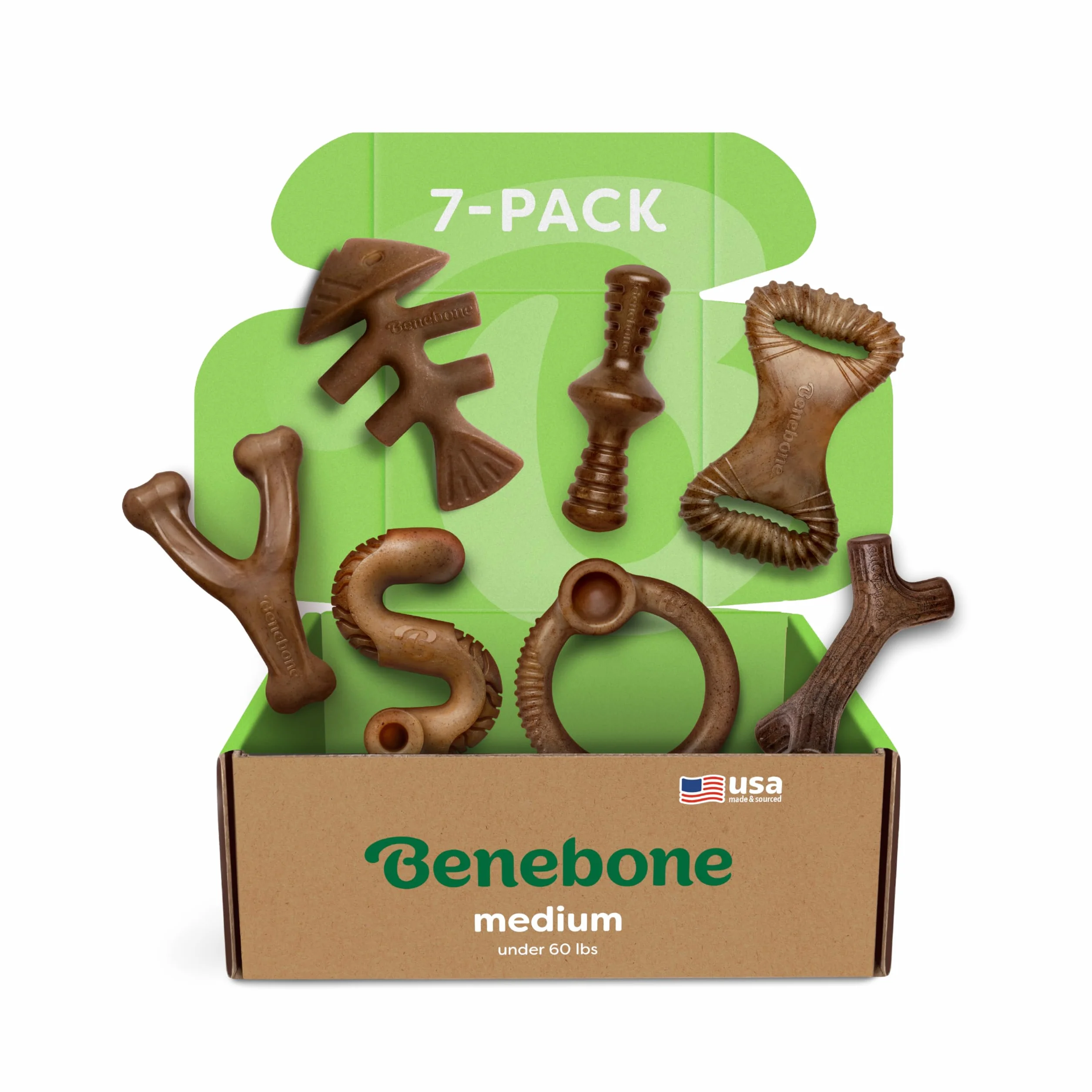Benebone Confezione da 7 medie