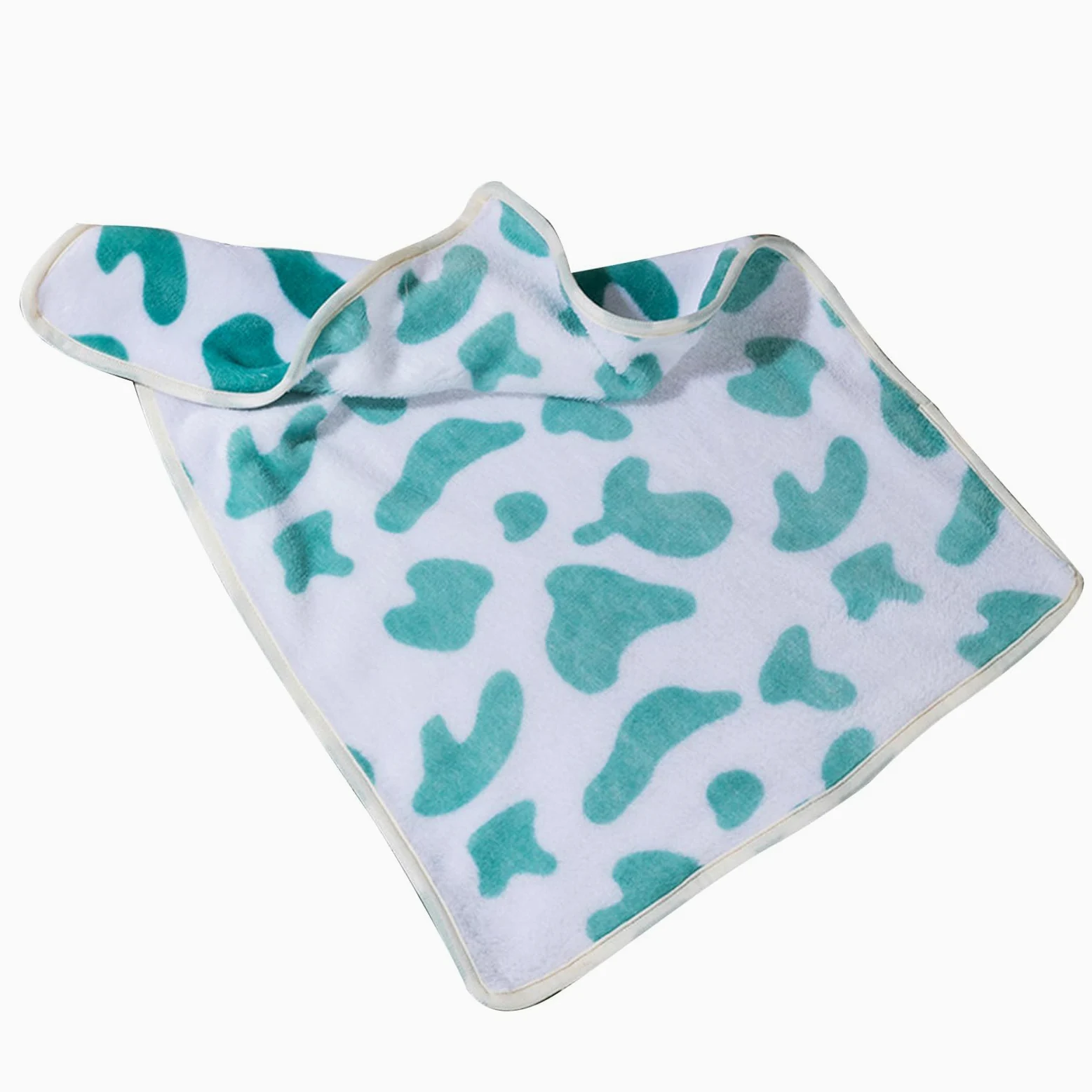 Coperta per Cani di Piccola Taglia Media, Simpatica Coperta Calda per Animali Domestici con Stampa di Mucca Soffice Coperta per Gatti per Cani Gatti Autunno e Inverno(L)