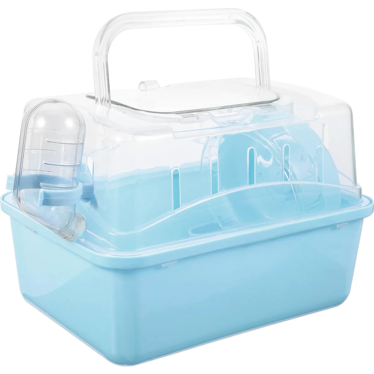 Toddmomy Gabbia Per Criceti Trasparente Con Tetto Panoramico Custodia Da Viaggio Robusta E Spaziosa Per Piccoli Animali Come Criceti E Topi 8.86X6.69X6.50In Trasportino Sicuro Per Esterni