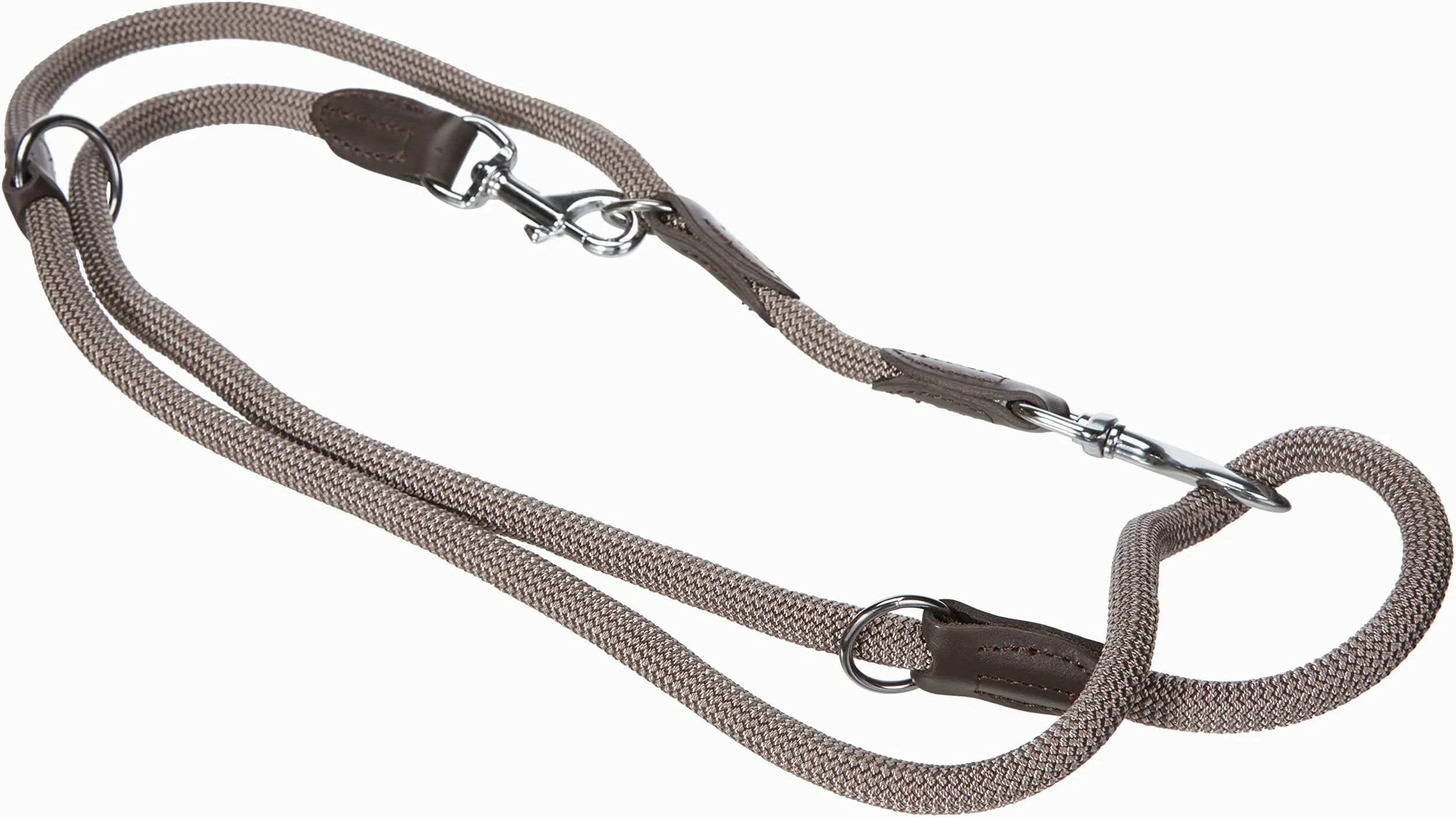 HUNTER Guinzaglio da Passeggio Regolabile Freestyle, 10/200grigio, Corda