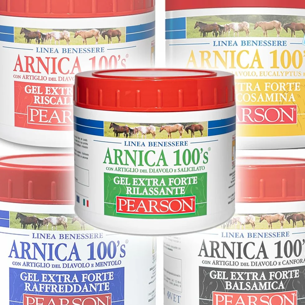 Arnica Per Cavalli Gel Extraforte Rilassante 500ml Crema Arnica Forte Con Artiglio Del Diavolo e Salicilato Pomata Defaticante Made in Italy