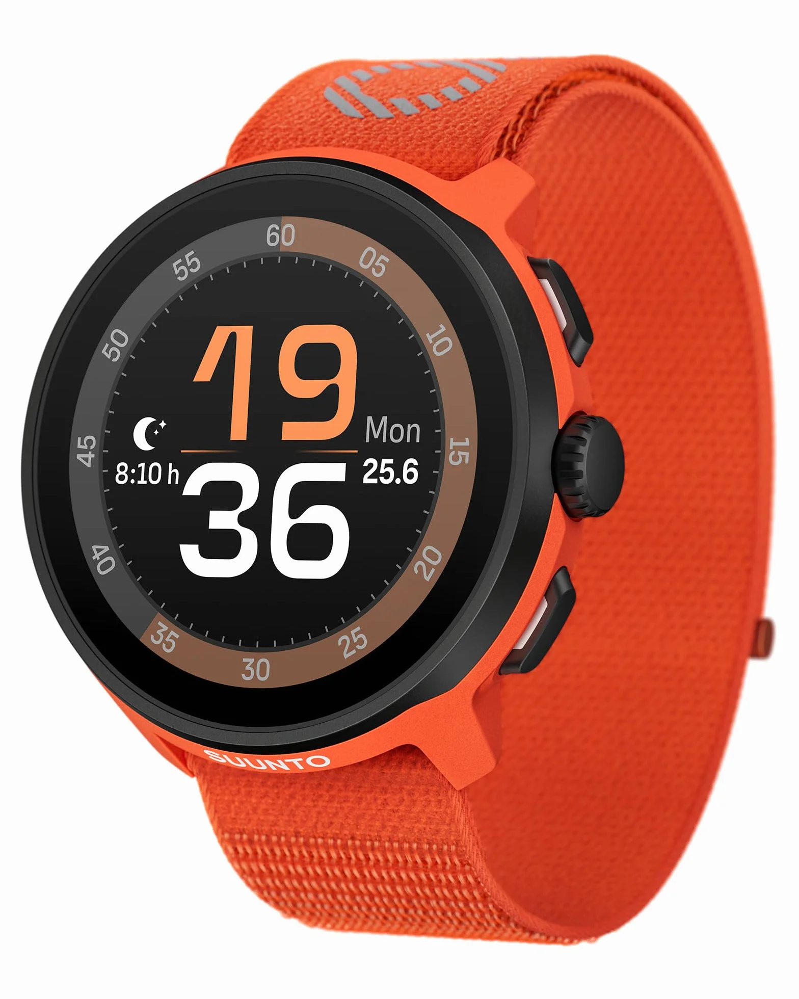 SUUNTO RUN Orologio Sportivo da Corsa, 1,32" AMOLED Touchscreen, Tracker Attività, Smartwatch per Running, GPS Dual Band, Monitoraggio della Frequenza Cardiaca/Sonno, 12 Giorni di Autonomia, Musica