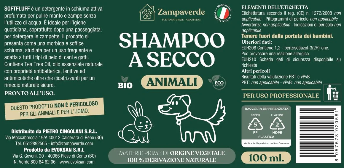 Disabituante Cani Gatti Interno Esterno + Shampoo Secco Gratis