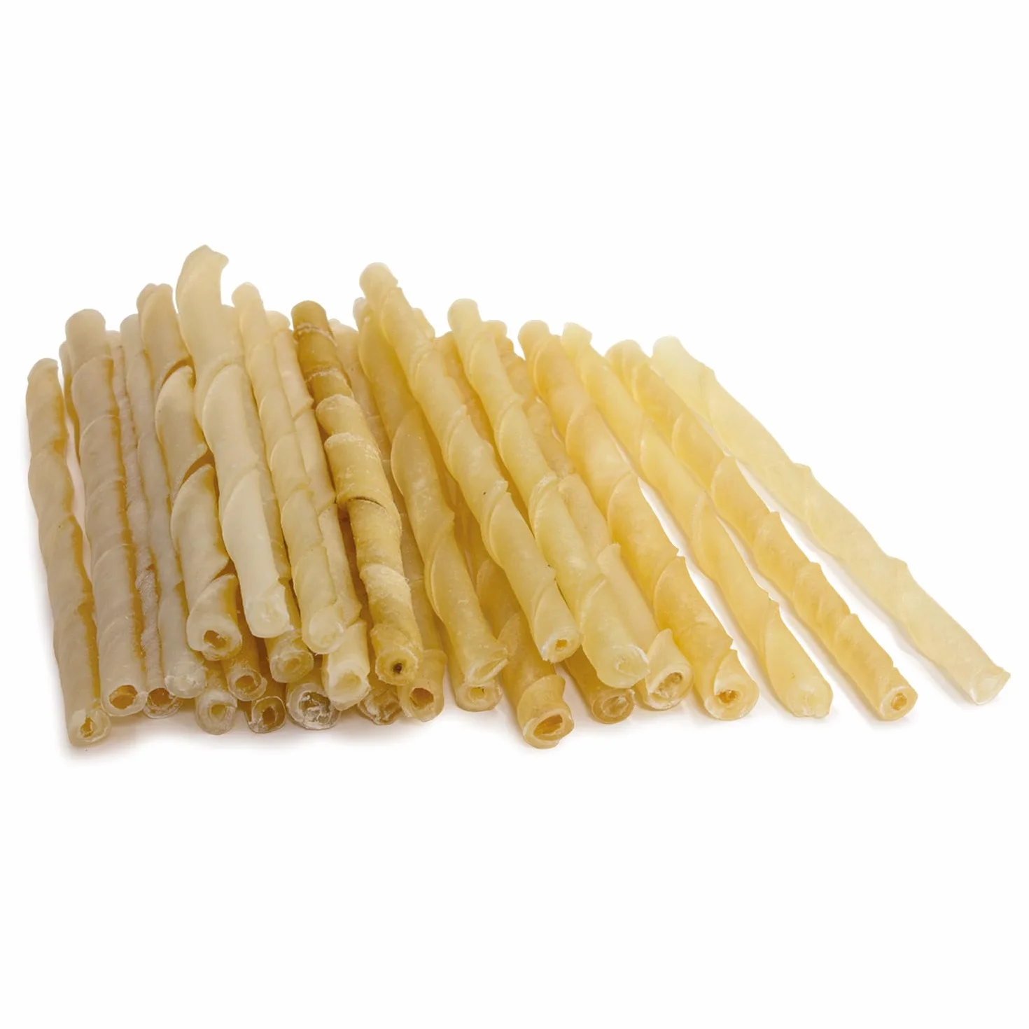 Arquivet Snack Bastoncino in pelle bovina a spirale - Snack cani naturali - Dolcetti, premi e ciumi - 12 cm (sacchetto 100 pz.)