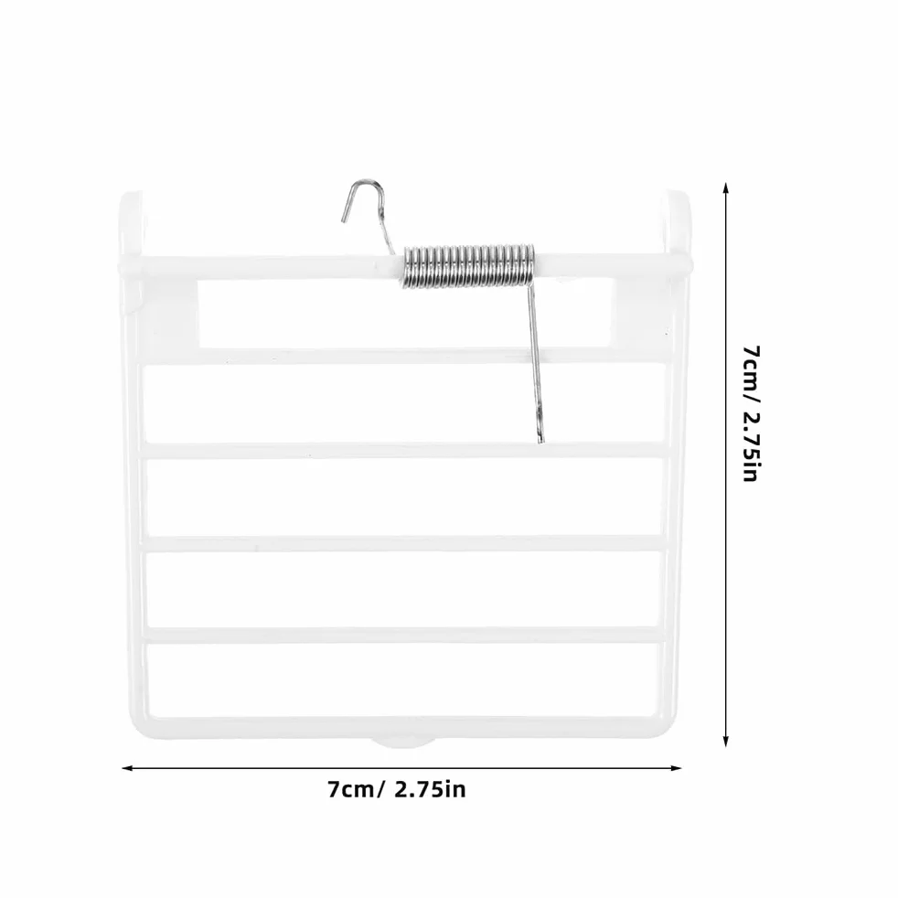 Toddmomy Porta a Molla per Gabbia Uccelli Accessorio di Sostituzione in Plastica 2 Pezzi per Sportello Gabbia Uccelli Piccioni Pappagalli Facile Installazione Sicurezza
