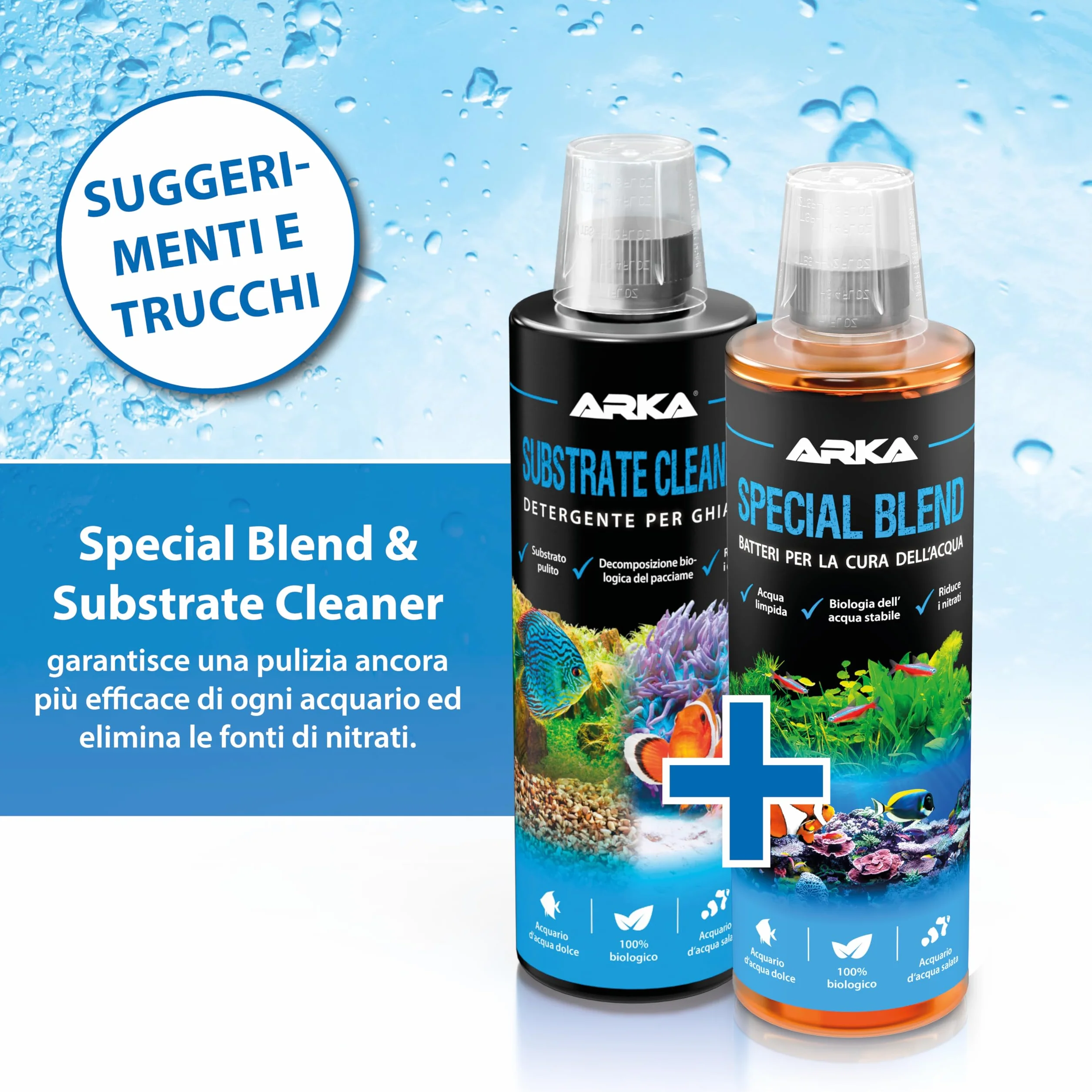 MICROBE-LIFT Substrate Cleaner Pulitore fondo acquario 236 ml – pulizia biologica con batteri attivi