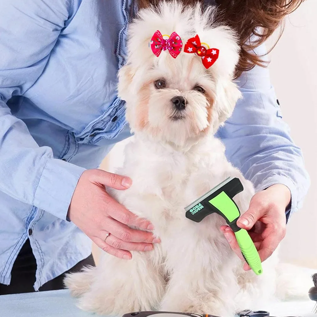 40 Pezzi Fiocchi per Cani con Elastici, Haarschleifen Hochwertig per Capelli per Cani Graziosi, Accessori per la Toelettatura per Kleine Hunde e Uso Quotidiano Durante Le Vacanze