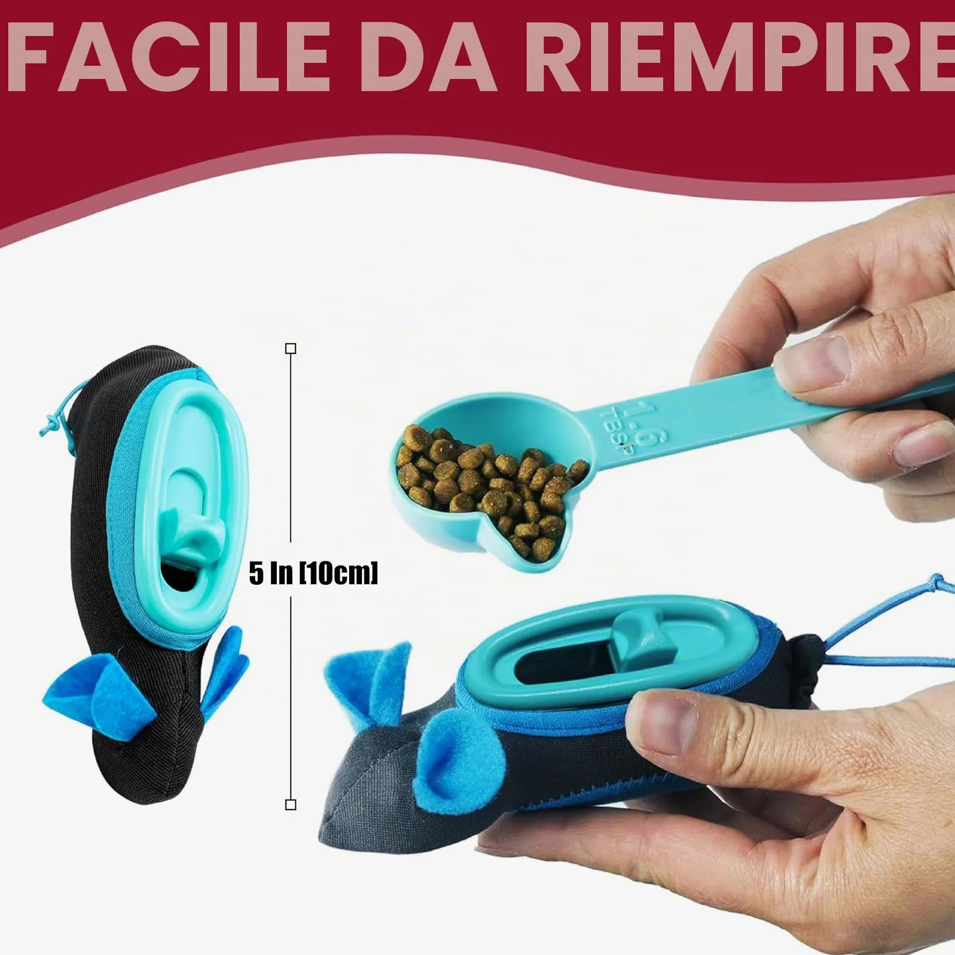 Doc & Phoebe - Mangiatoia interattiva per gatti da caccia, taglia unica
