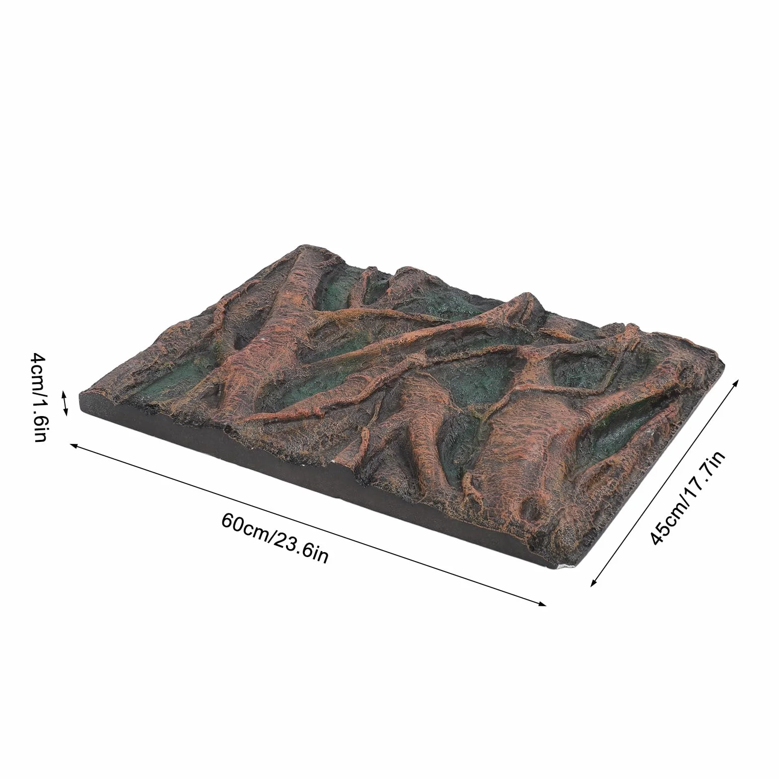 Sfondo per Acquario in Pietra, Sfondo per Acquario in Schiuma con Effetti 3D, Parete per Acquario, Sfondo per rettili per terrario (H)