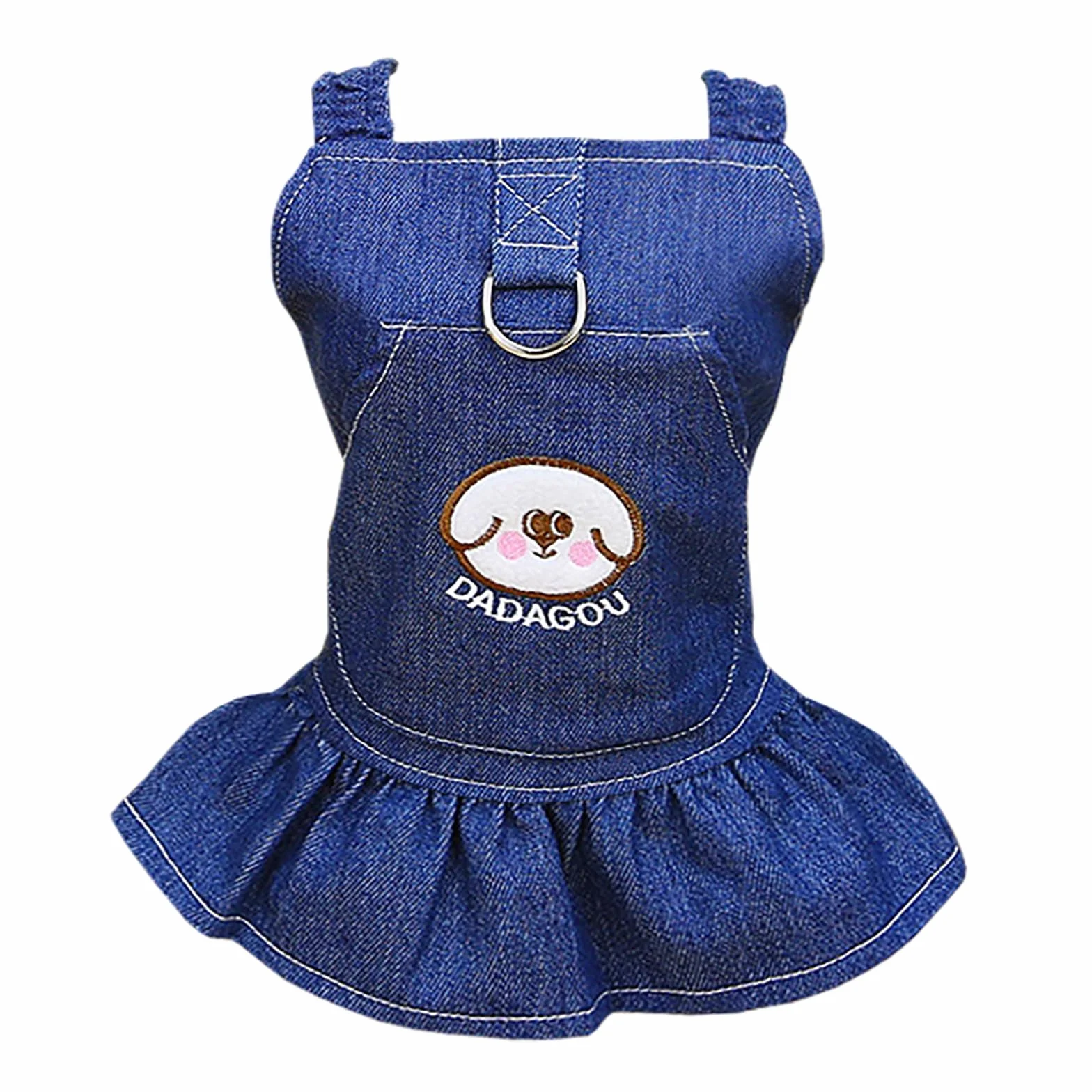 Abito Cane Cucciolo Gonna di Lusso Vestiti del Cane Modello Adorabile Abiti Principessa Abito da Sera da Sposa Tutu Denim Gonna per La Piccola Ragazza