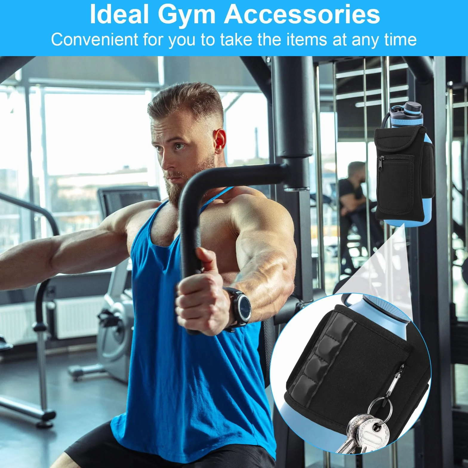 Prota Magnetico Fitness Borsa Magnetica per Accessori Palestra