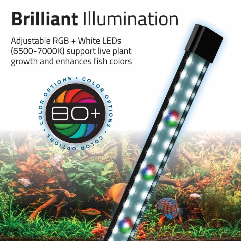 Fluval Flex 2.0 Aquarium Kit, Czarny 34 L