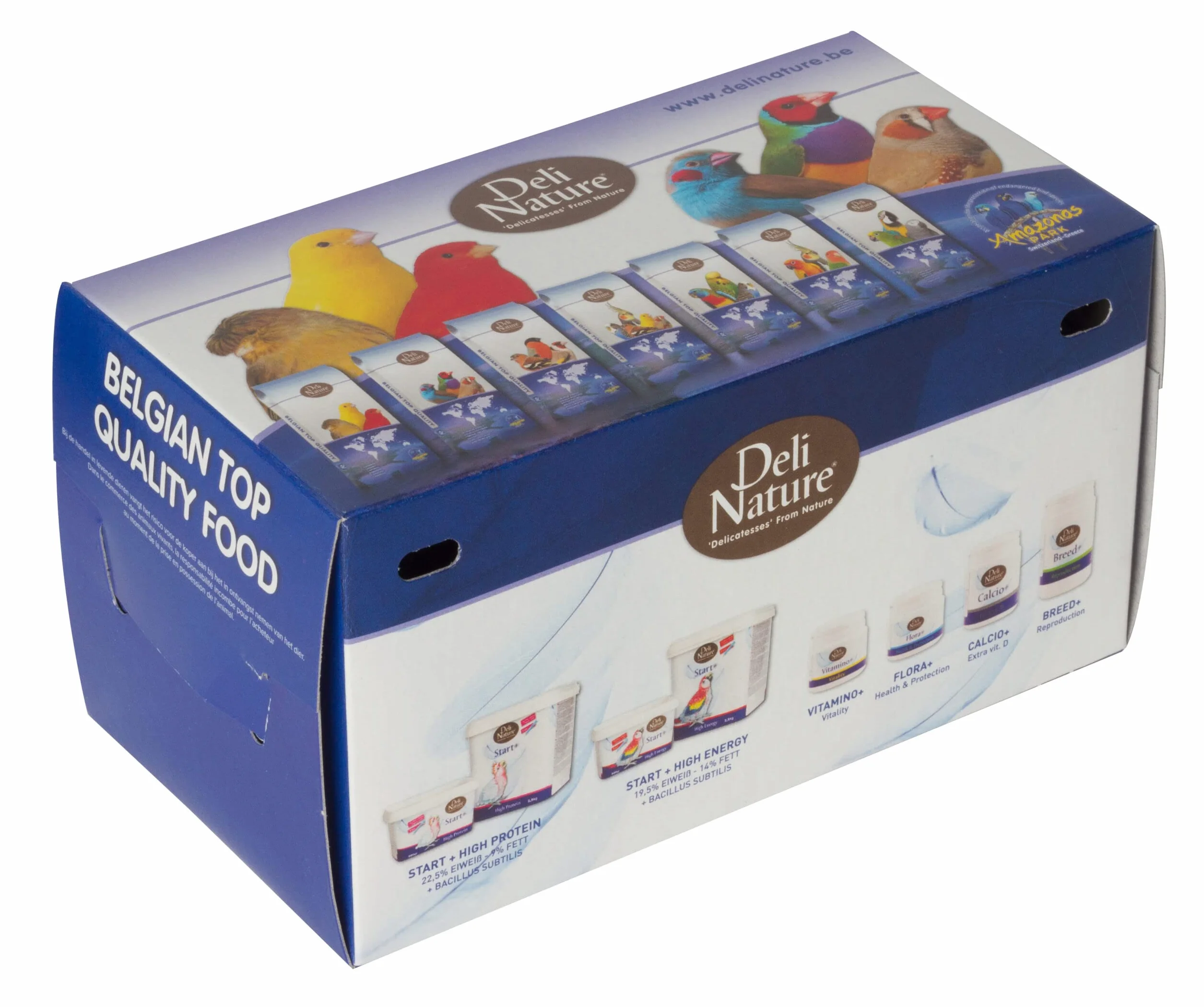 Deli Nature Trasportino in Cartone per Uccellini Disponibile Misura Small e Large e Varie quantità (Small, 3 Pezzi)