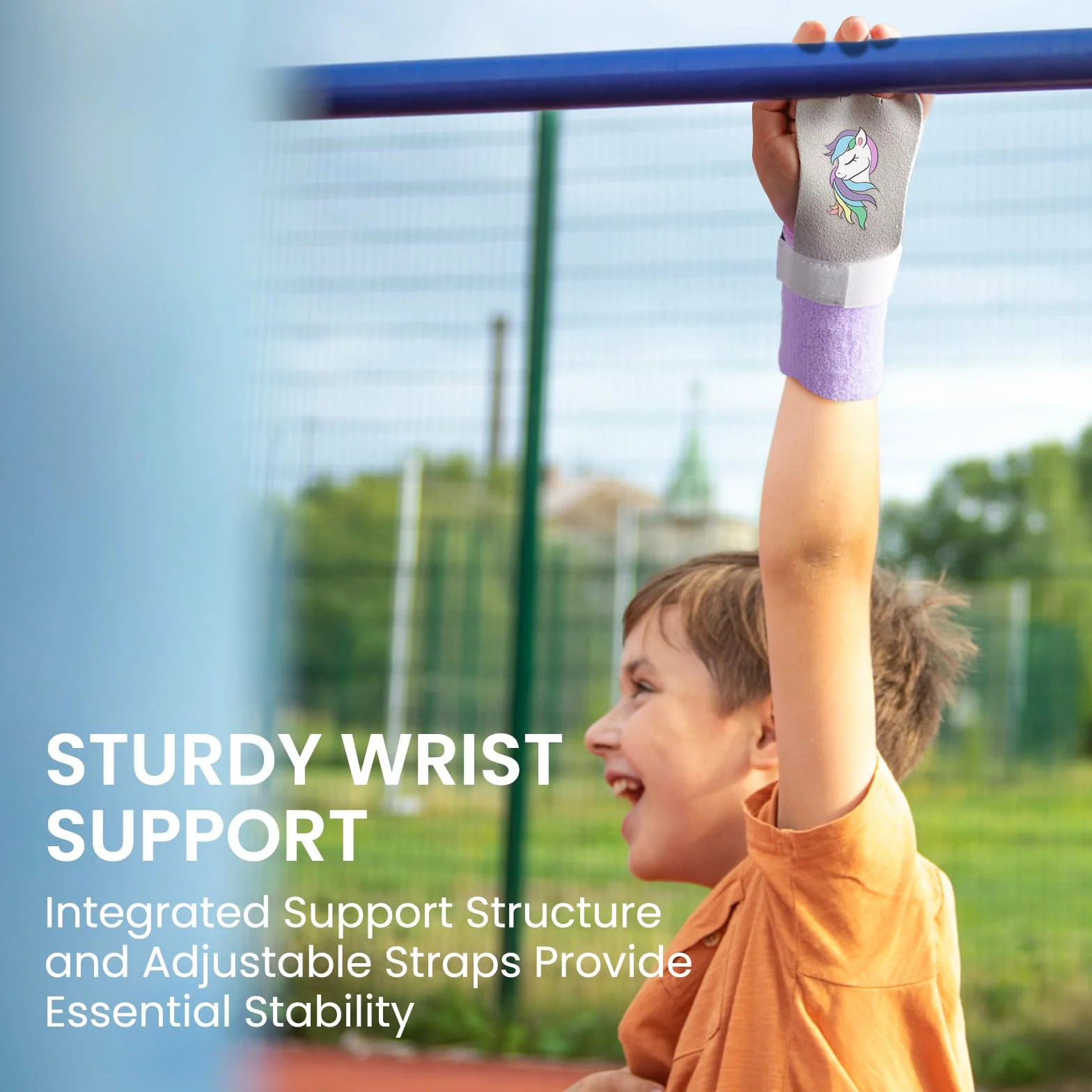 FINGER TEN Set polsini ginnastica con protezioni palmo supporto polso