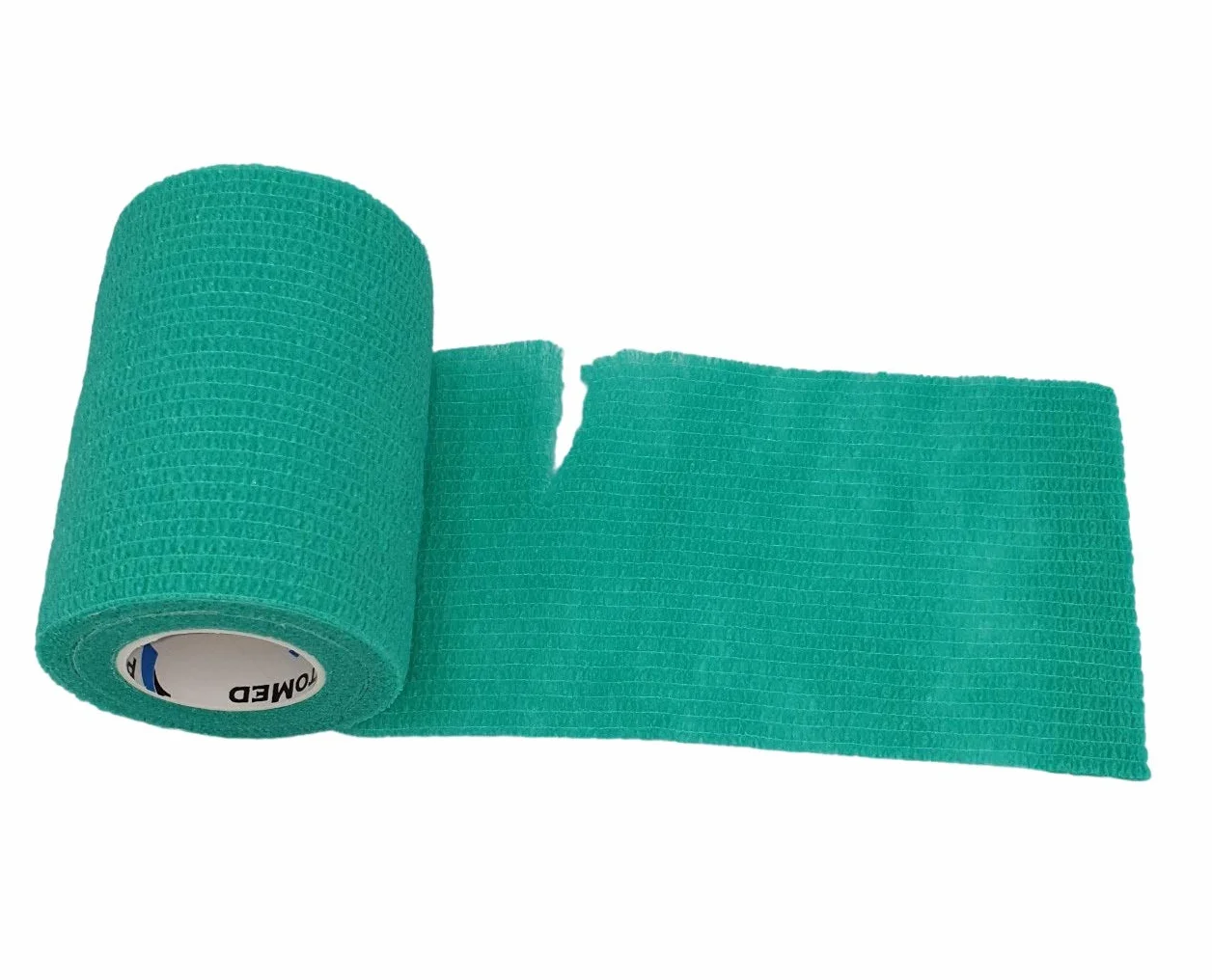 BENDAGGIO COESIVO - VERDE garza elastica, 6 rotoli x 7.5 cm x 4.5 m autoadesiva flessibile bende, qualità professionale, primo soccorso - Wrap Cohesive Bandage - Confezione da 6