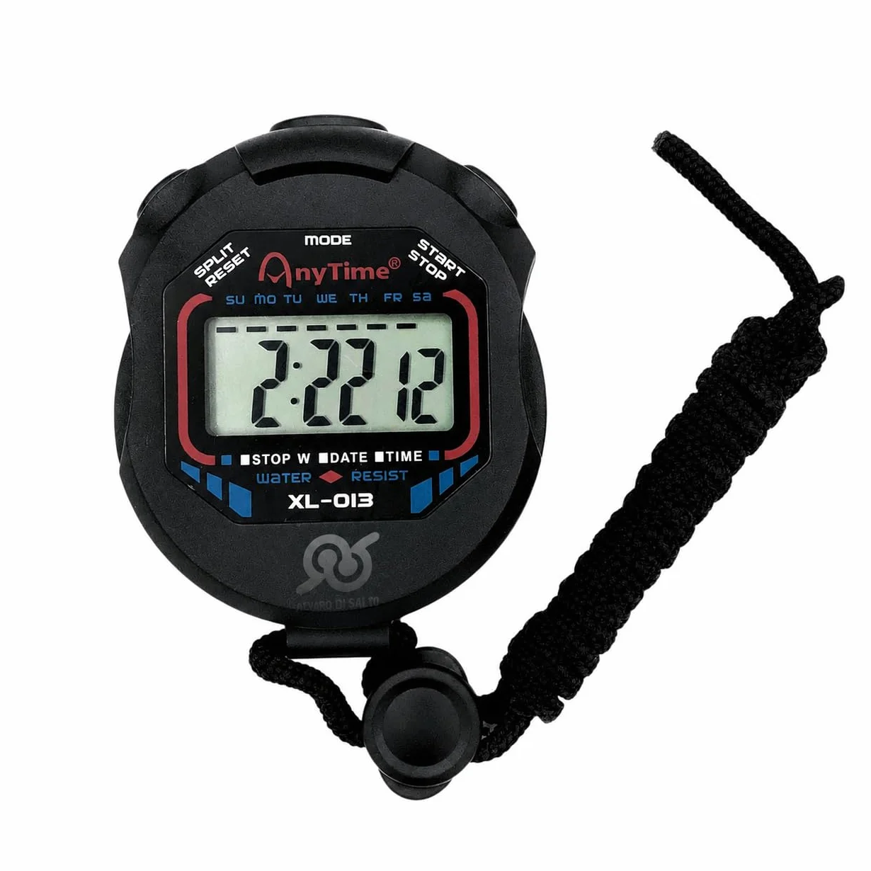 Tempo di Saldi Cronometro Sportivo con Timer Digitale Multifunzione - Orologio e Sveglia per Corsa, Palestra, Allenatore Calcio e Nuoto, Cronometro da Collo Ergonomico