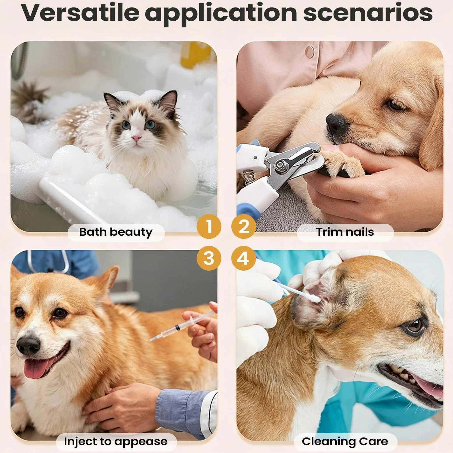 Amaca Da Toelettatura Cani Lettino Sospeso Per Taglio Lavaggio E Cura | Traspirante Per Toelettatura Gatti Per Soggiorno Casa Interno Appartamento Bagno Canile Veterinario Dopo Passeggiata