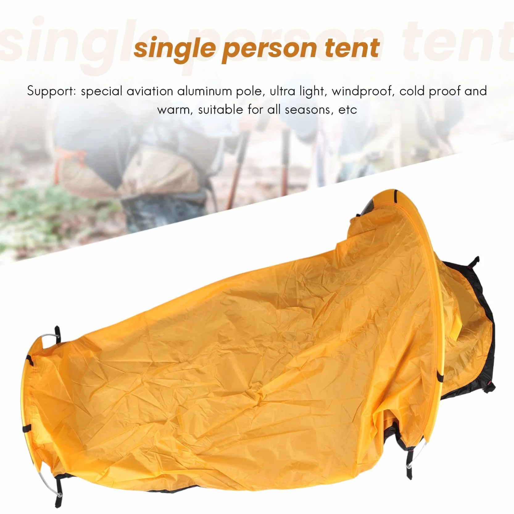 Ultralight Backpacking Bivvy Tenda Impermeabile Sacco per Viaggi