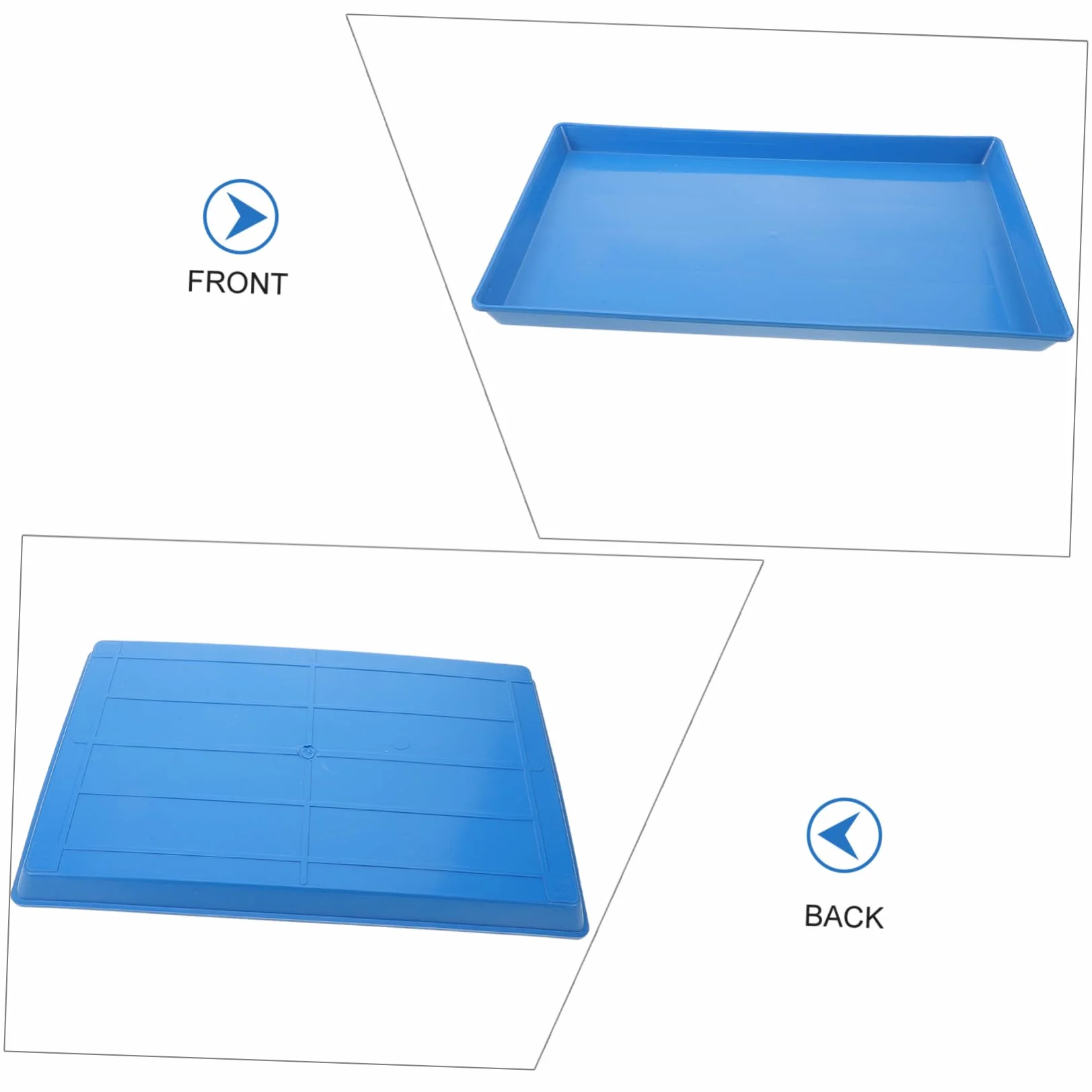 Porta Traversina per Cestino Animali Domestici Plastica Blu, per Gabbie Cani, Facile da Pulire