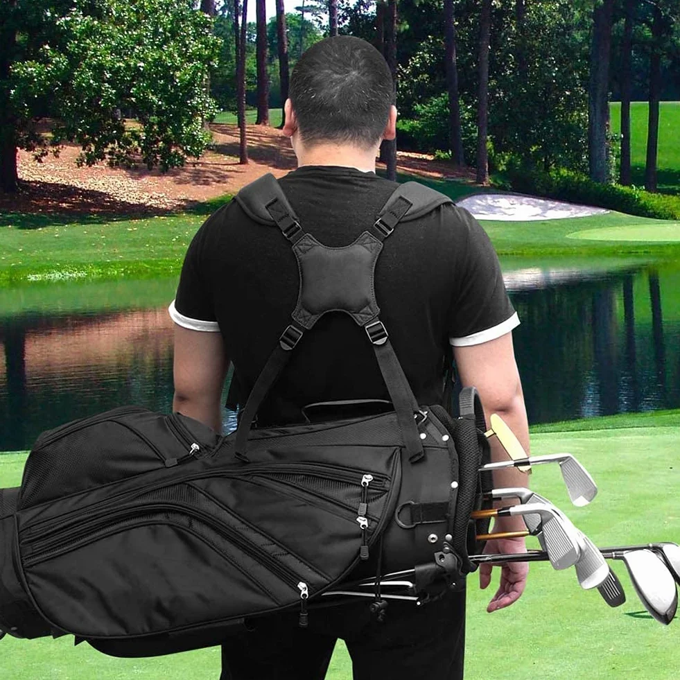 Tracolla regolabile impermeabile per borsa da golf, universale per zaino