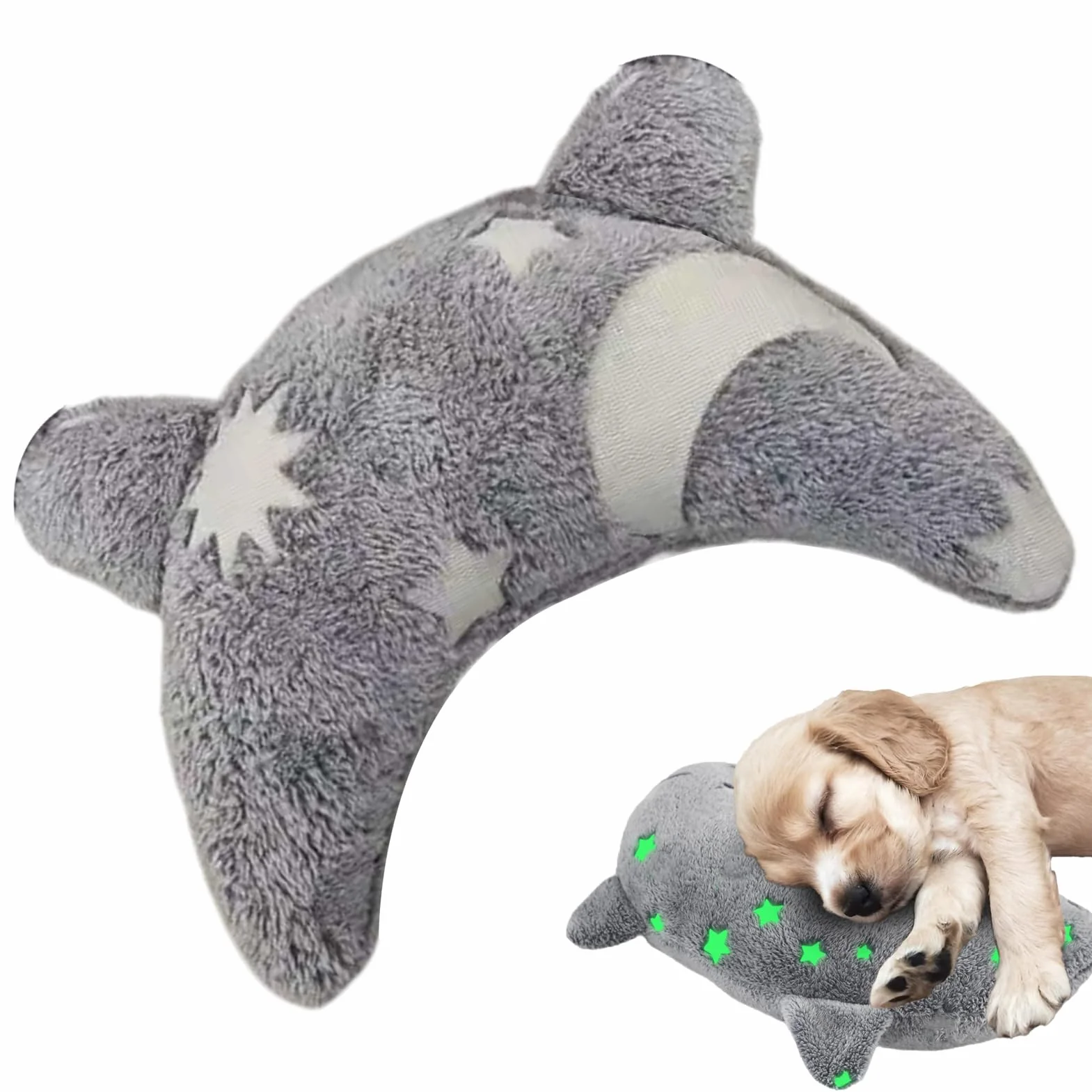 Cuscino calmante per cani, cuscino di supporto per il collo, cuscino ortopedico in memory foam, cuscino per cani in morbido pile anti ansia, comodo aiuto cervicale per casa, letto, divano, cassa, uso