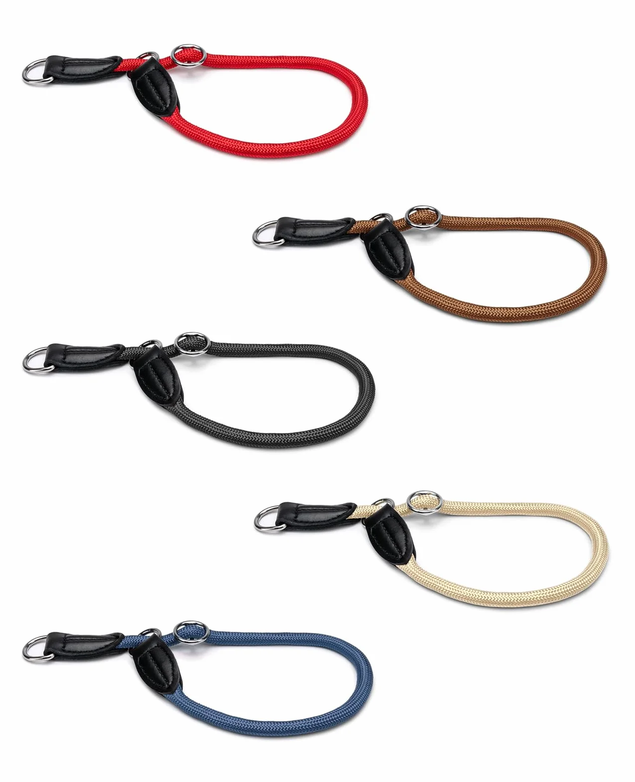 lionto Collare per cani collare retriever collare da addestramento 60 cm Nero