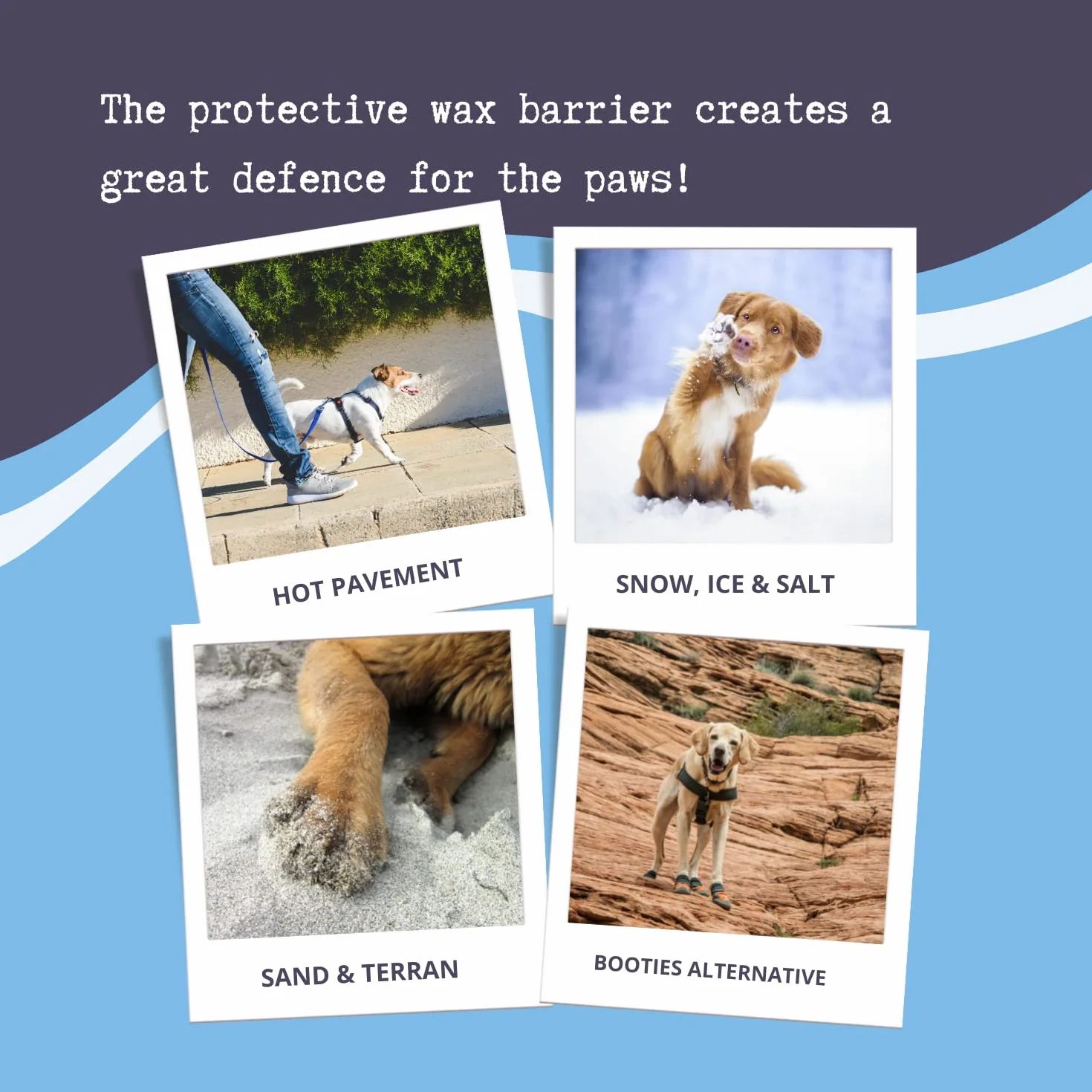 Dog Nose & Paw Balm 100ML Paw Protector Moisturiser for Dry Cracked Pads