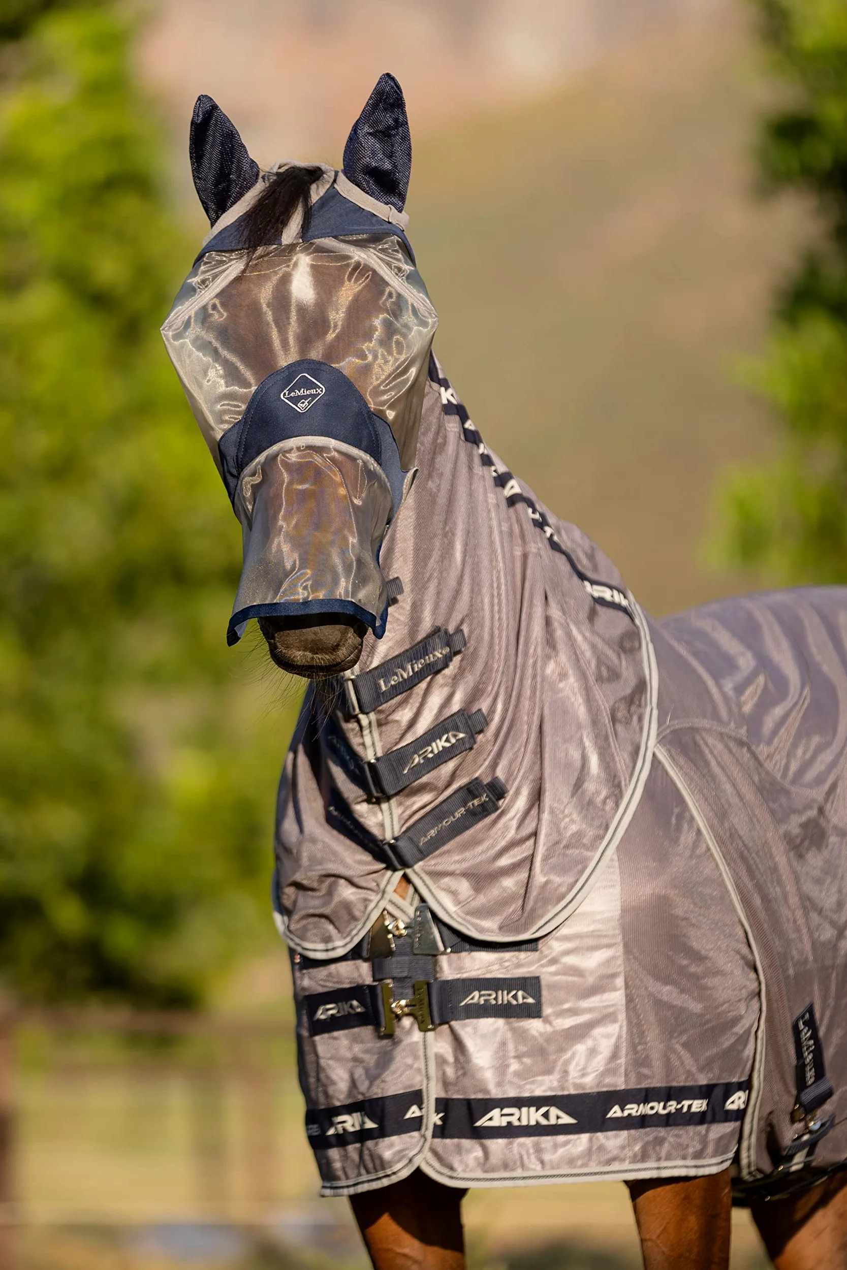 LeMieux Armour Shield Pro Fly Mask Full - Maschera mosche Unisex adulto
