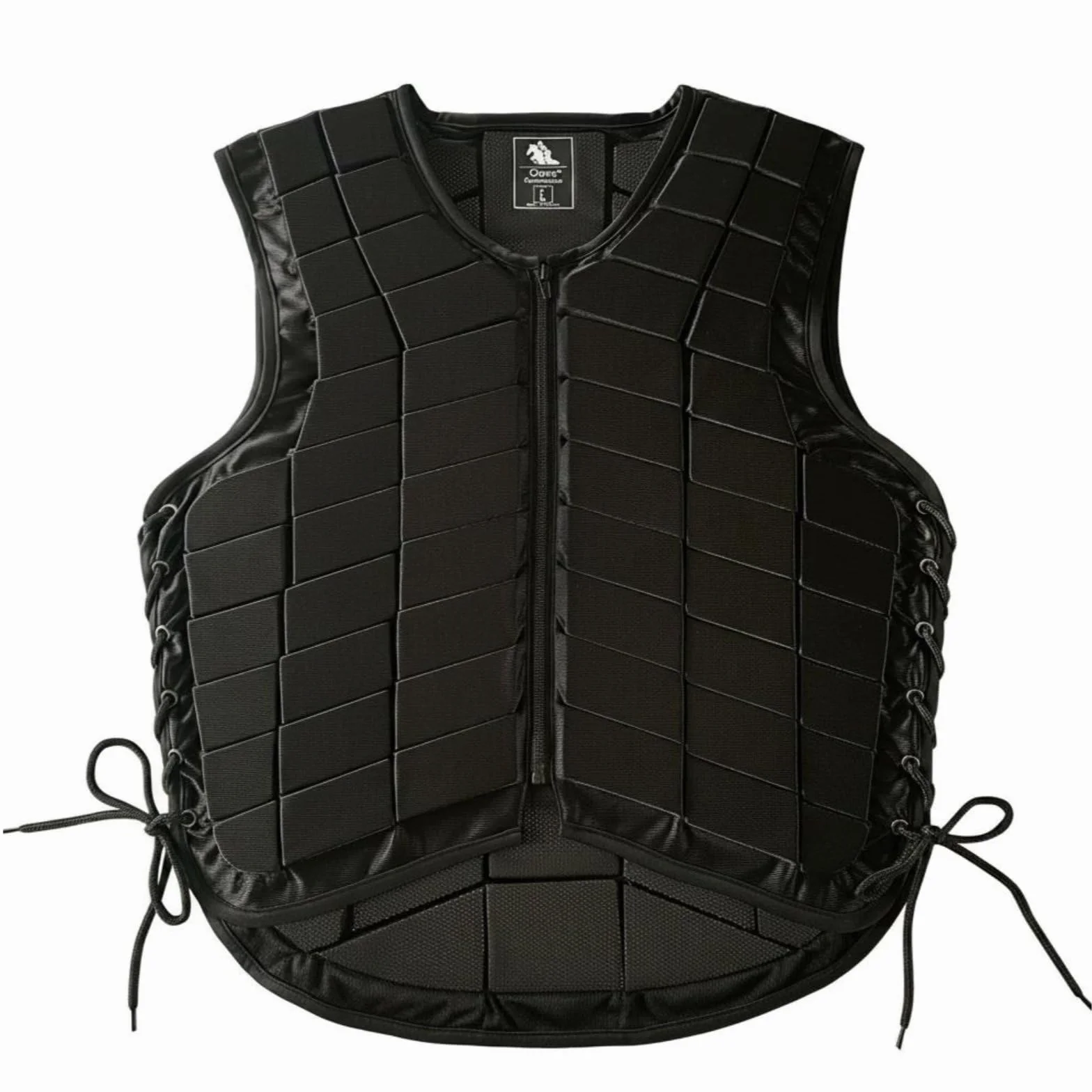 Gralara Corpetto Protettivo EVA Ammortizzante Gilet Protettivo Imbottito Vestibilità Regolabile Corpetto da Equitazione per Adulti, Allenamento