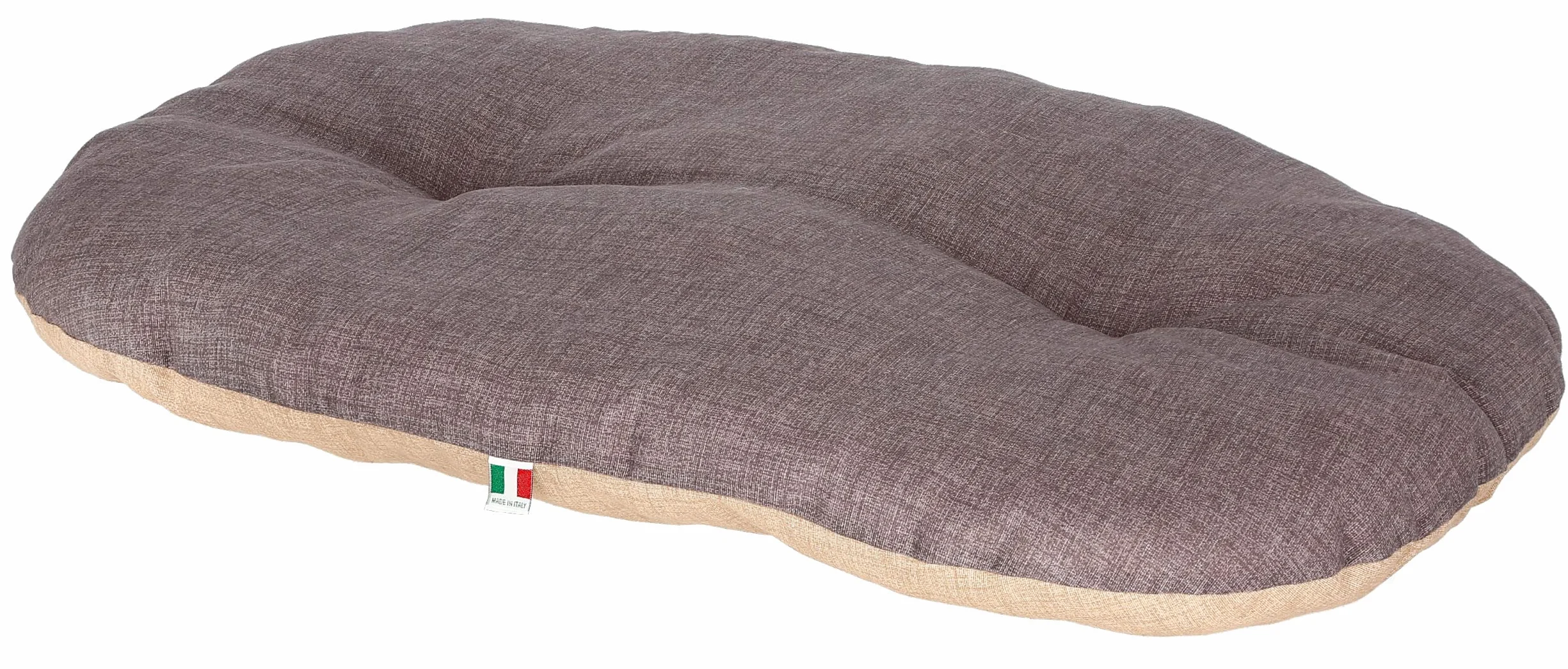 Kerbl Pet Cuscino Loneta, marrone/grigio, 58 x 43 cm