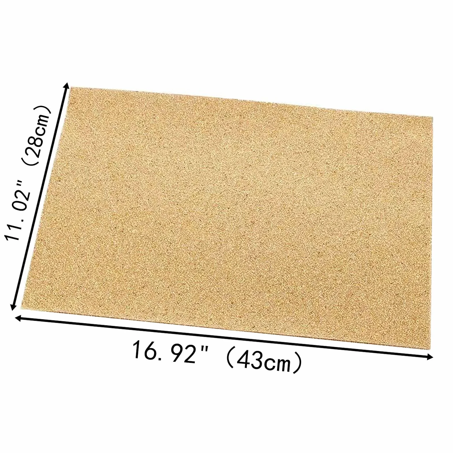 Carta per Ghiaia per Gabbie per Uccelli 43 x 28 cm, Rivestimento per Ghiaia per Uccelli, Carta Vetrata per Animali Domestici
