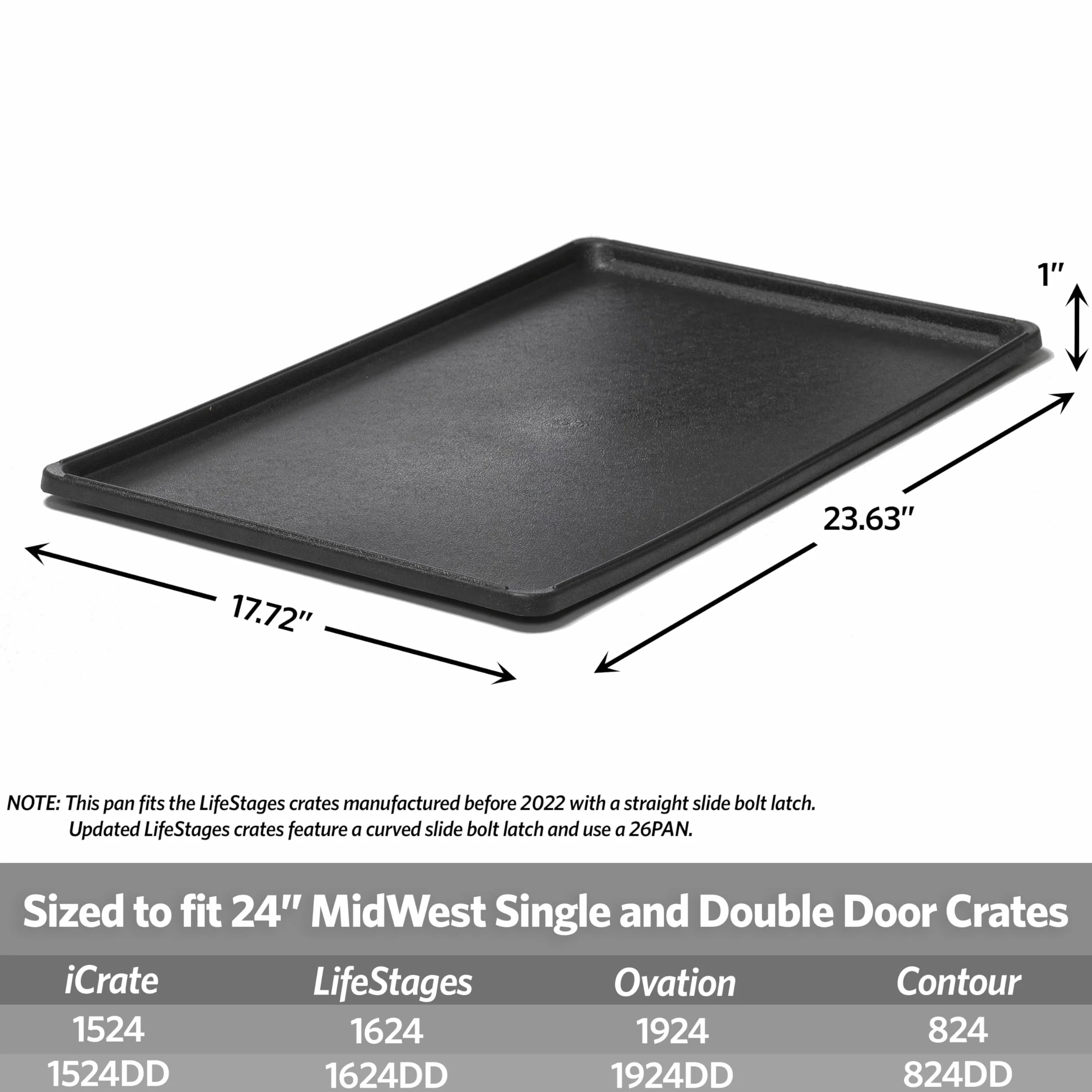 Padella di Ricambio per Gabbie per Cani Midwest Homes for Pets 60.96 cm
