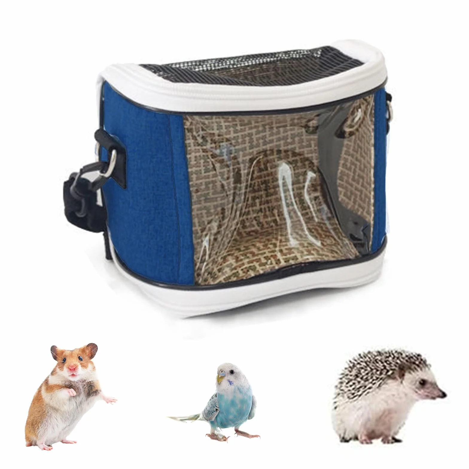 Zaino per uccelli, contenitore di trasporto per uccelli, Bird Travel Bag, Bird Travel Bag, Uccelli, Borsa da viaggio per pappagalli, parrocchetti, piccoli animali per viaggi, escursioni, campeggio, 16
