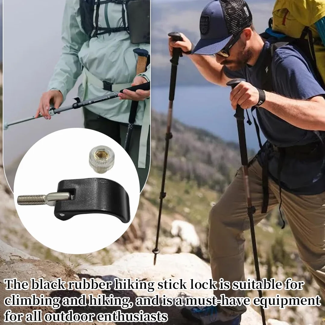 Bastoncini da trekking morsetti neri 14 mm pezzo di ricambio