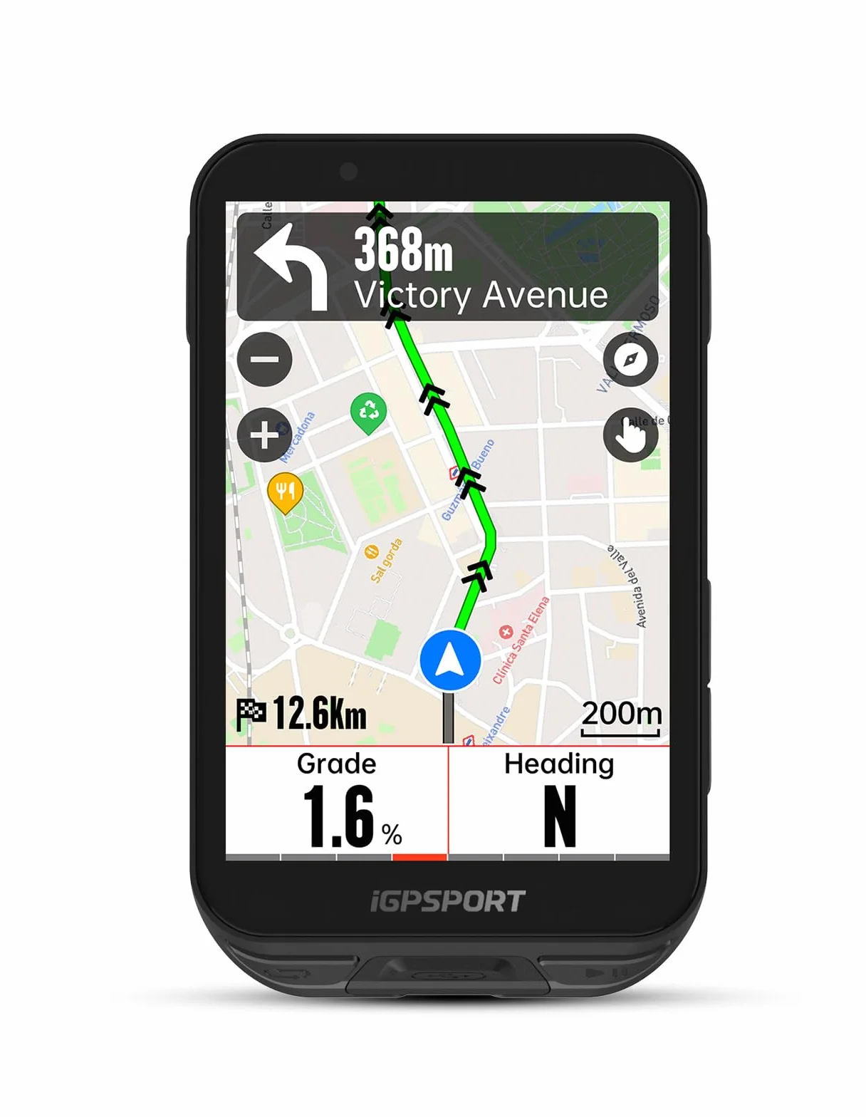 iGPSPORT iGS800, Ciclocomputer GPS Ciclismo, Durata della Batteria di 50 Ore, 3.5" Contachilometri Schermo LCD a Colori Tachimetro Bici Mappe Offline e Pianificazione WiFi, 32GB