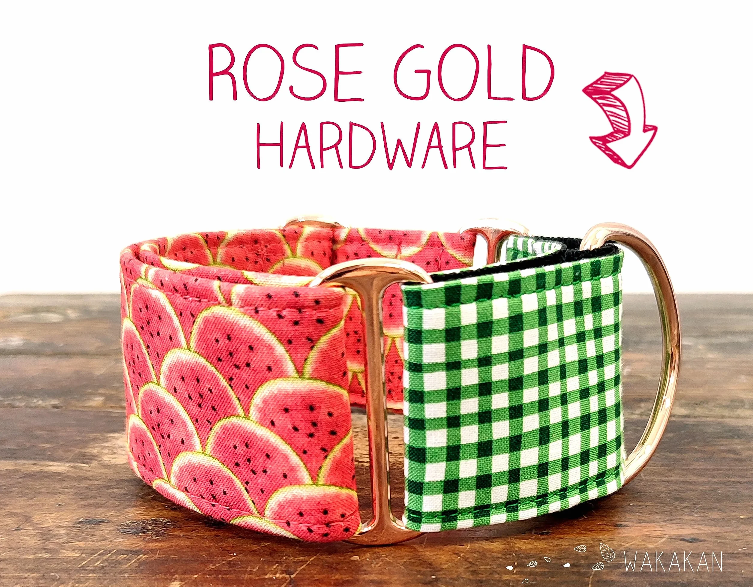 Collare per cani martingale Summer Days fatto a mano Wakakán