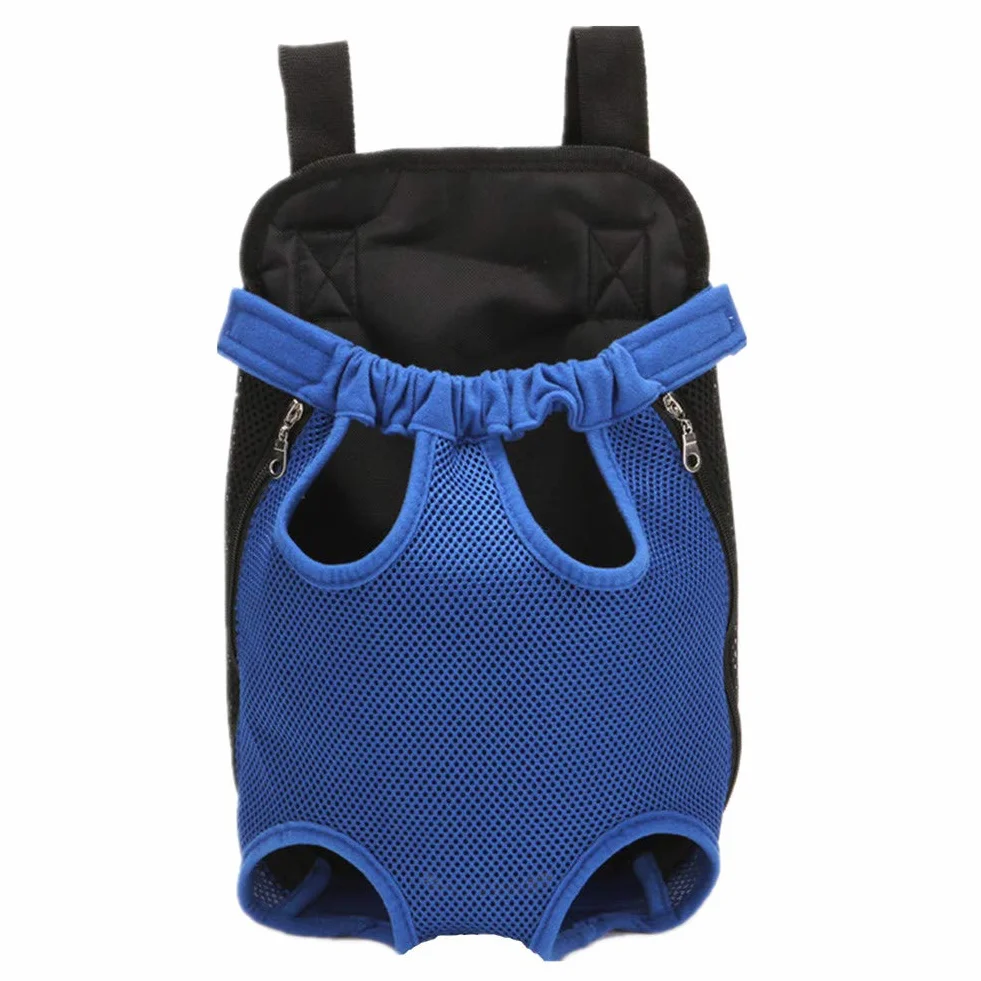 Borsa per Cani Marsupio per Cani Trasportino per Cani di Piccola Taglia Dog Travel Carrier Borsa da Viaggio per Cani Pink (Blu-S)