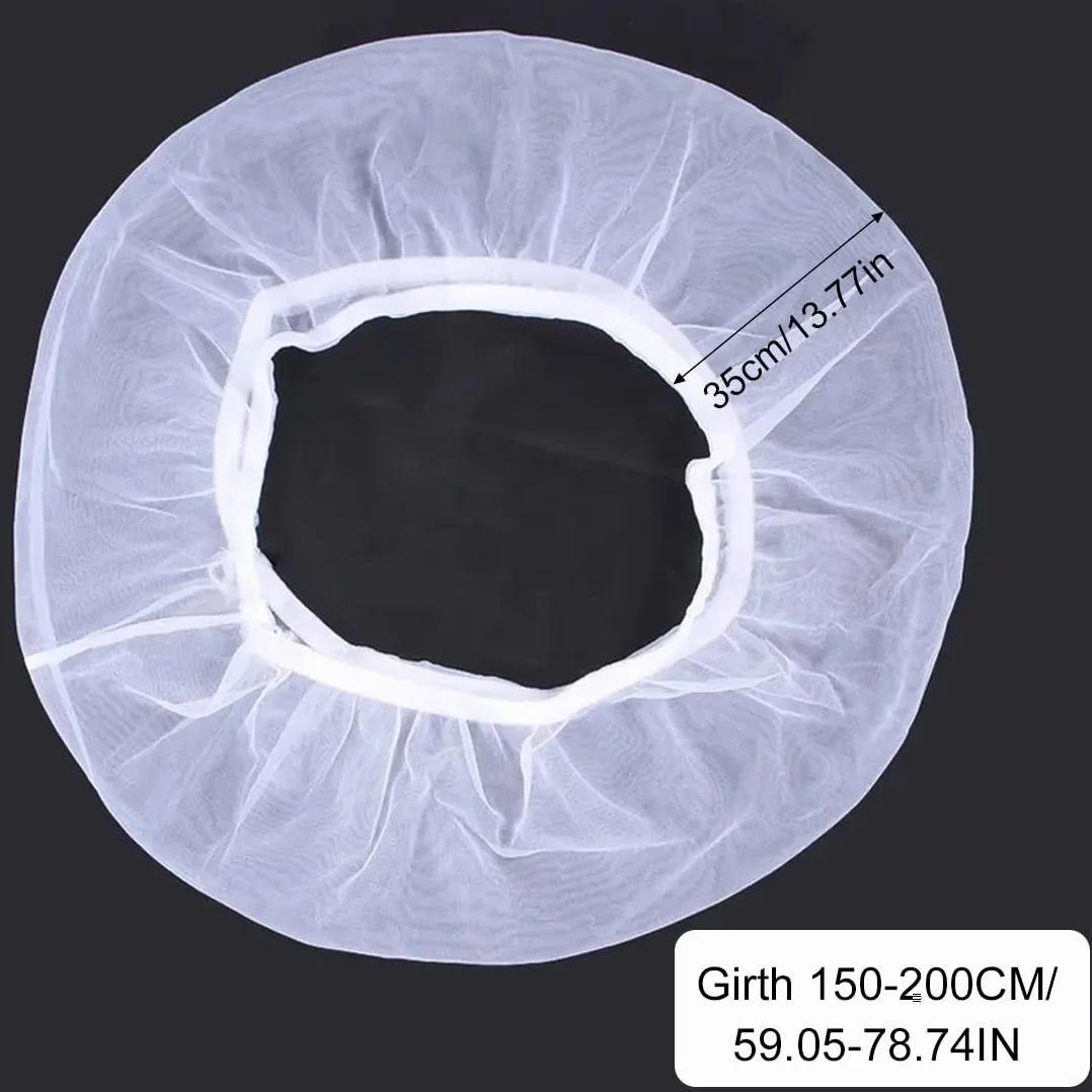 Copertura per Gabbia Uccelli Extra Large Copertura in Rete per Gabbia Uccelli di Nylon con Cattura di Piume Semi Protezione Gonna Morbida Ariosa per Parrocchetto Ara Circonferenza Regolabile 150-200cm