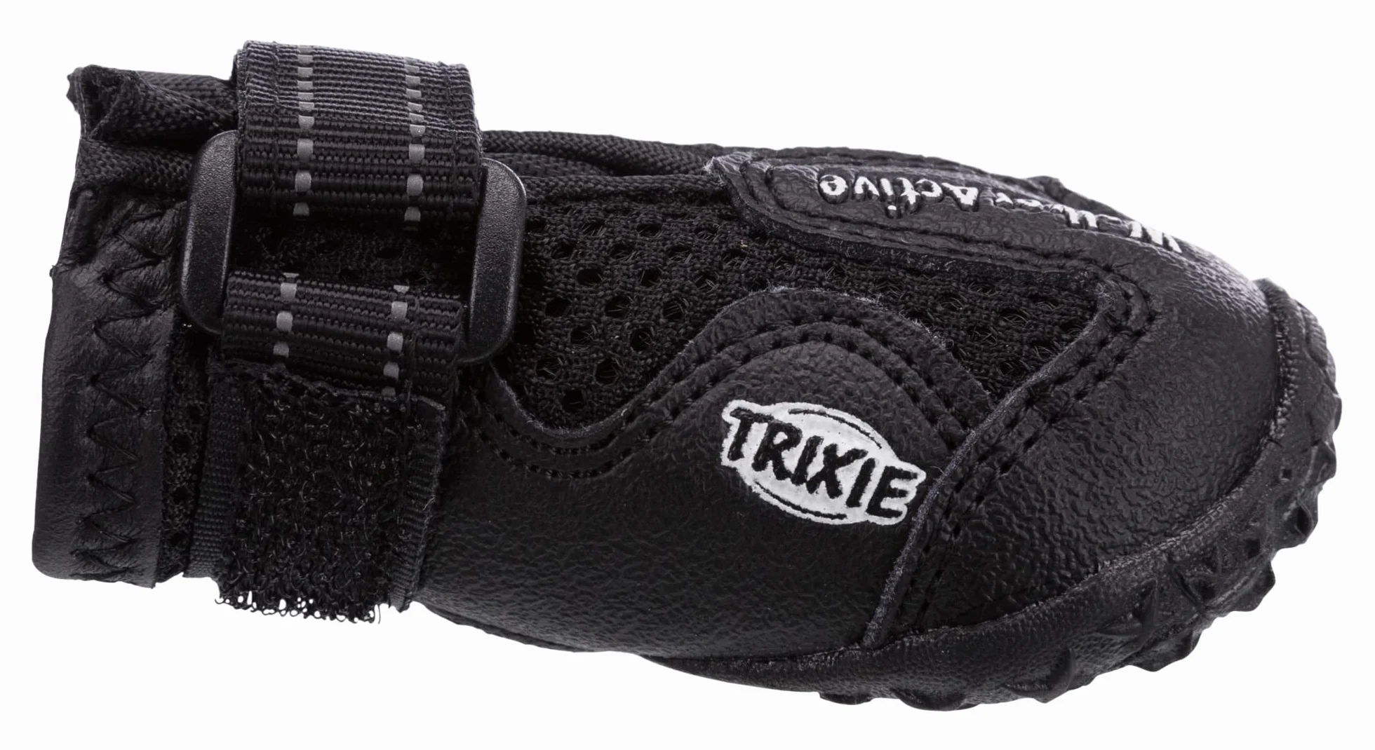 Trixie Walker Active Protezioni per le zampe con elementi riflettenti chiusura a strappo Nero L-XL 2 pezzi