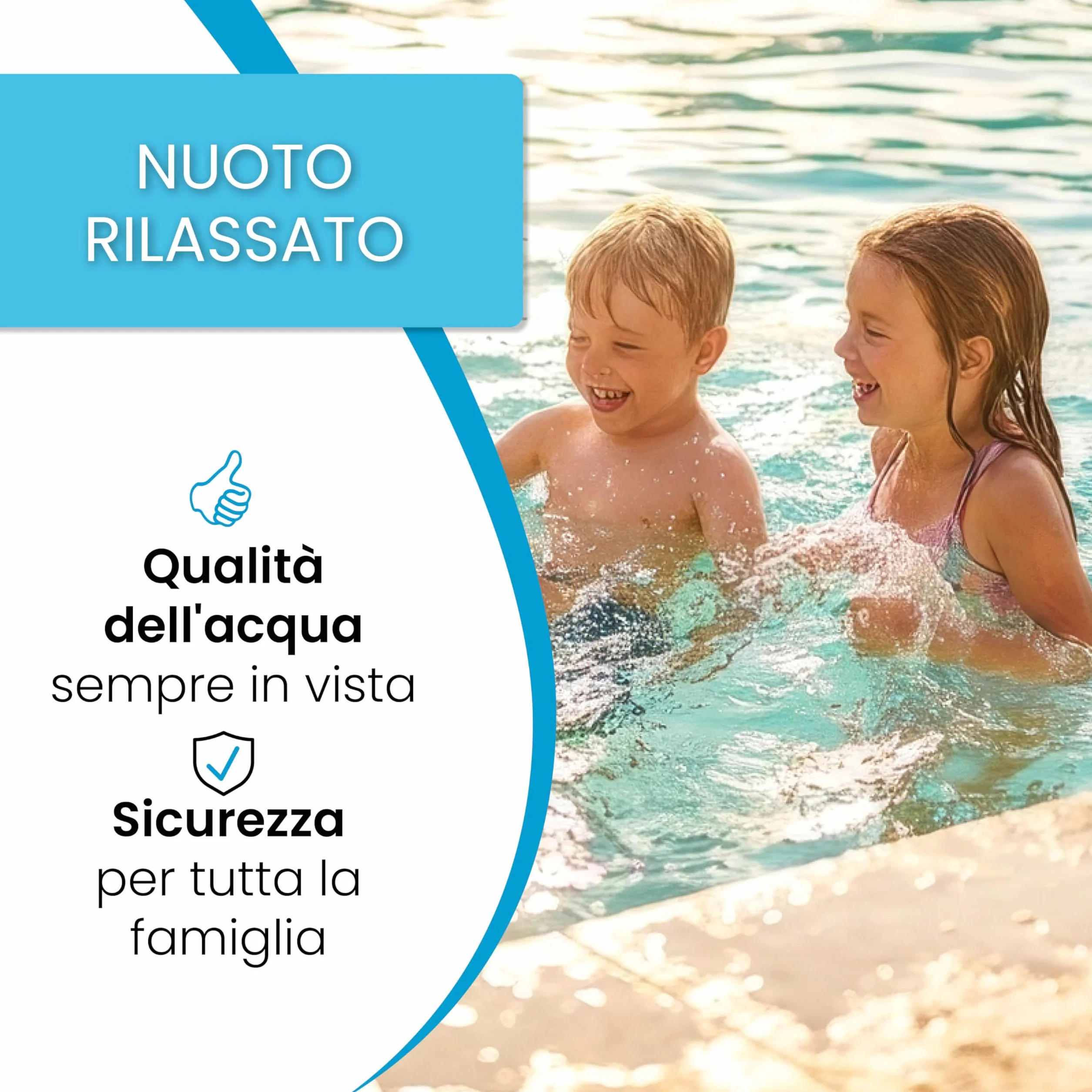 Pastiglie Test Rapido pH e Cloro 80 (40x Phenol Red + 40x DPD1) con provetta – per piscina, spa, acquario – Made in Germany