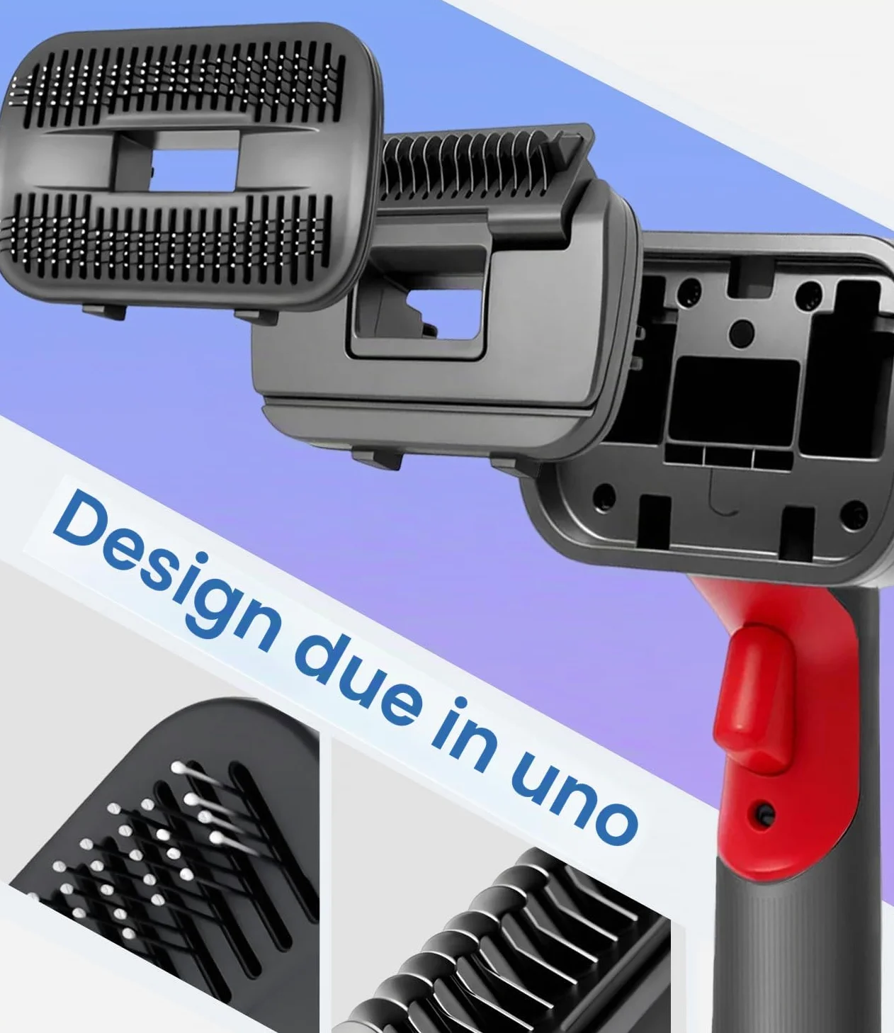 Spazzola per Cani,Peli Cane Gatto Compatibile per DysonV15 V11 V10 V8 V7,Spazzola Aspira Peli Animali Domestici con Adattatore Convertitore,1Tubo di prolunga, 2 Spazzolini,Pet Grooming Kit Ricambi
