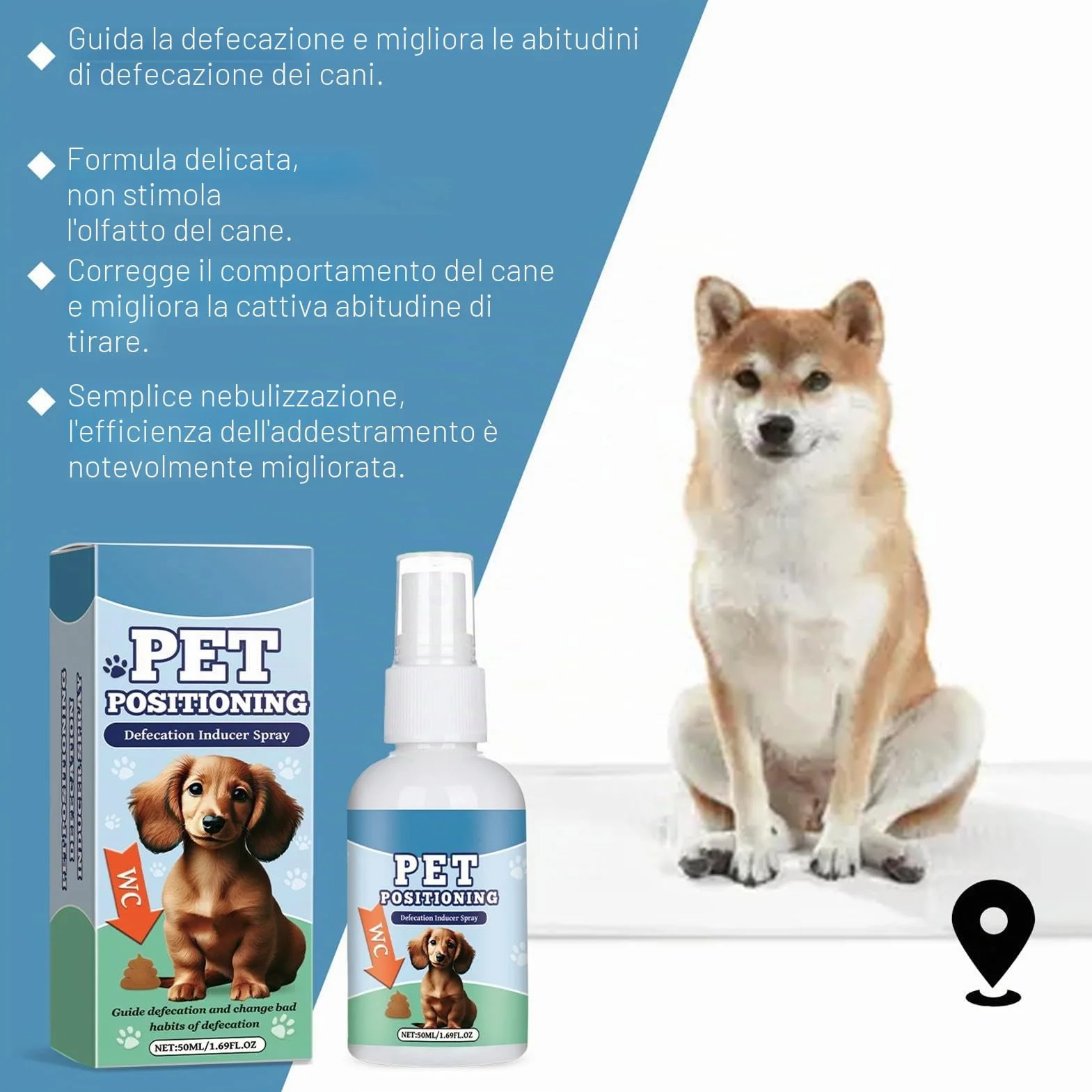 Spray per addestramento vasino per Cani, Profumo Attraente per addestramento Cuccioli, Spray per addestramento del Cane, Spray per l'addestramento del Cane, correttore per l'addestramento,