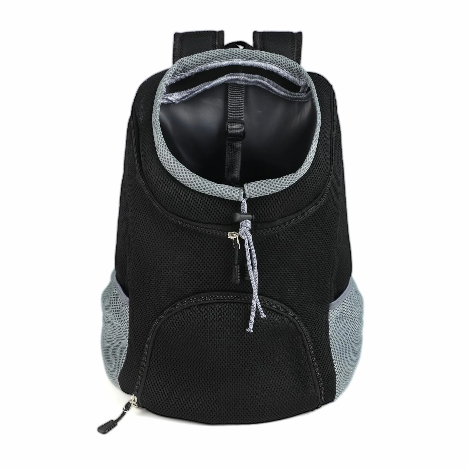 Zaino per Cani e Gatti Regolabile e Traspirante（3-7kg） - Zaino Porta Cane con Guinzaglio di Sicurezza e Apertura Regolabile - Zaino Gatto Portatile per Escursioni, Bicicletta e Attività all'Aperto