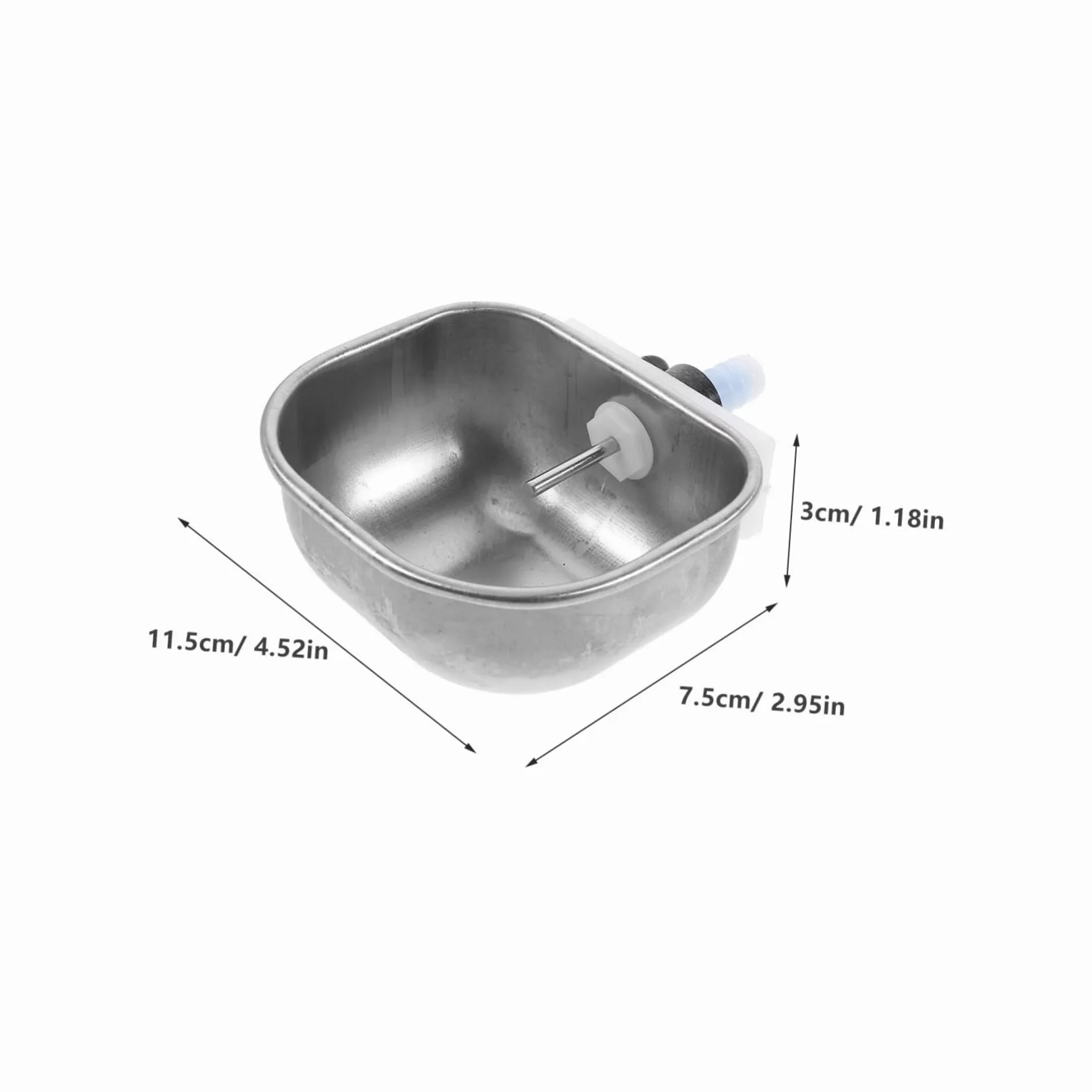 INOOMP 6pezzi Ciotola Per Inossidabile Per Conigli Bevitore Per Piccole Creature Facile e Installare Design Antisgocciolamento Accessorio Per Domestici