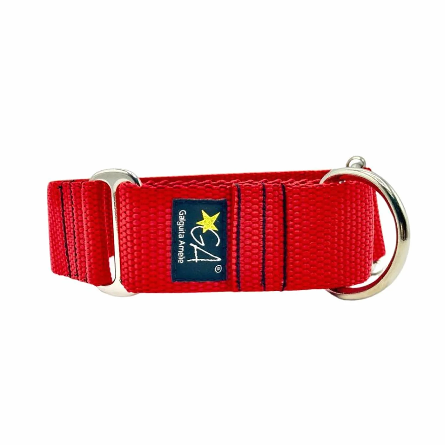 Collana Martingale Nude Rosso 4 cm Taglia L