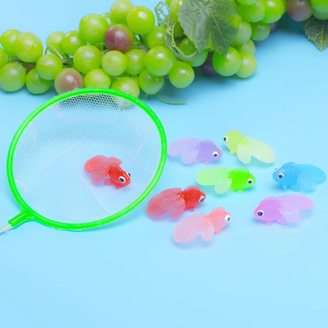 WeddHuis 21 Pesci di Plastica Piccoli Pesci Finti Tropicali Pesce Tropicale Figura in Movimentopesci Galleggianti Può Essere Sospeso non Girato Per la Decorazione di Acquari